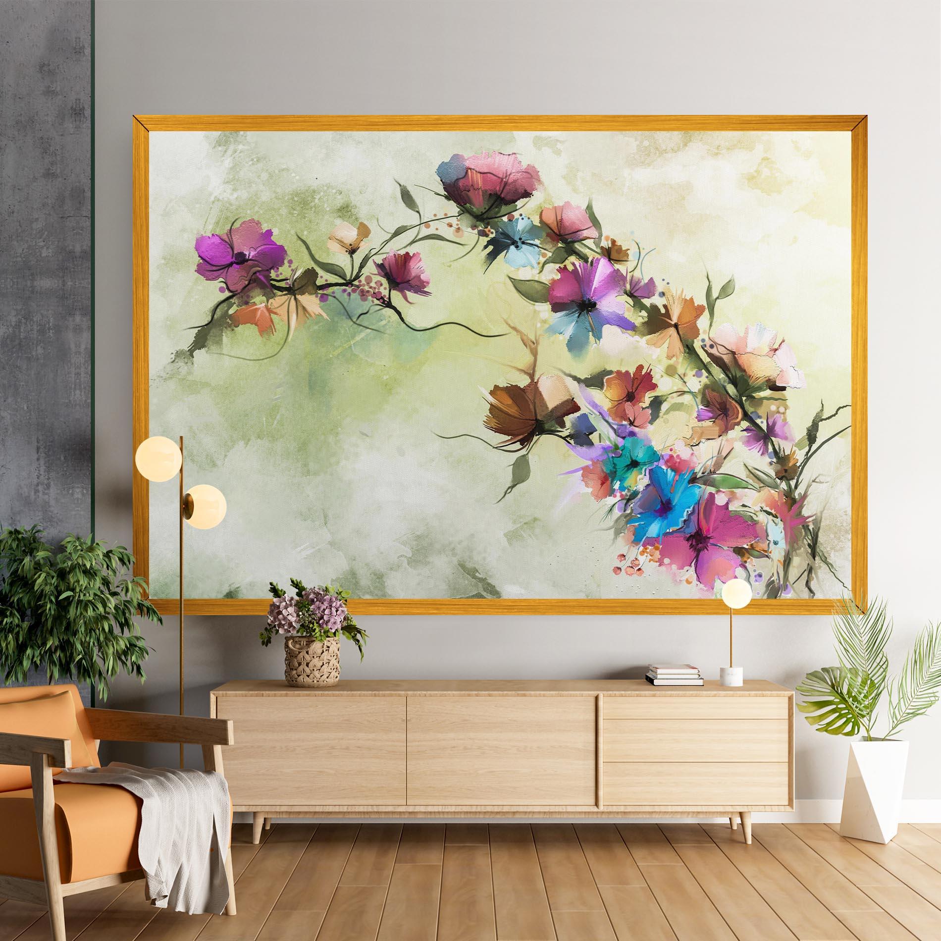 Vászonkép Ramura Cu Flori mockup 9