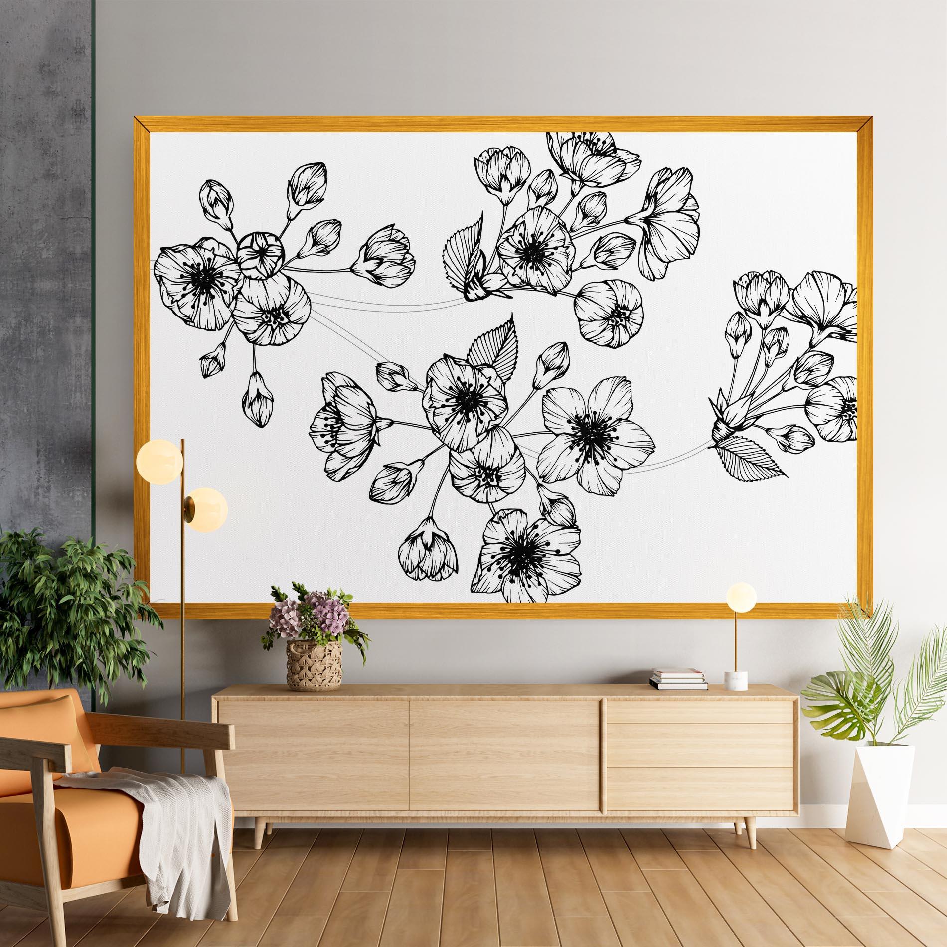 Vászonkép Sakura Line mockup 9