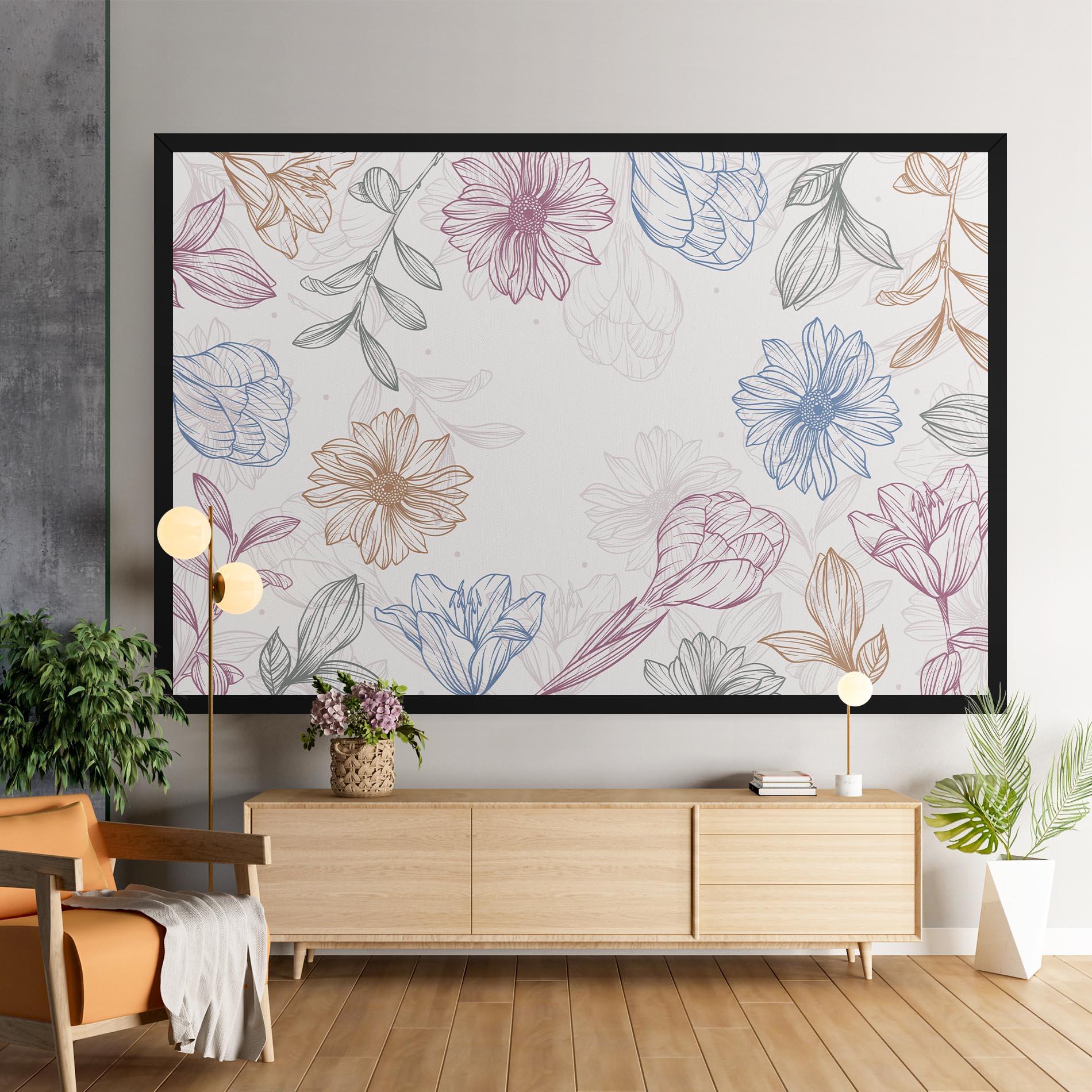 Vászonkép Color Line Mix mockup 9