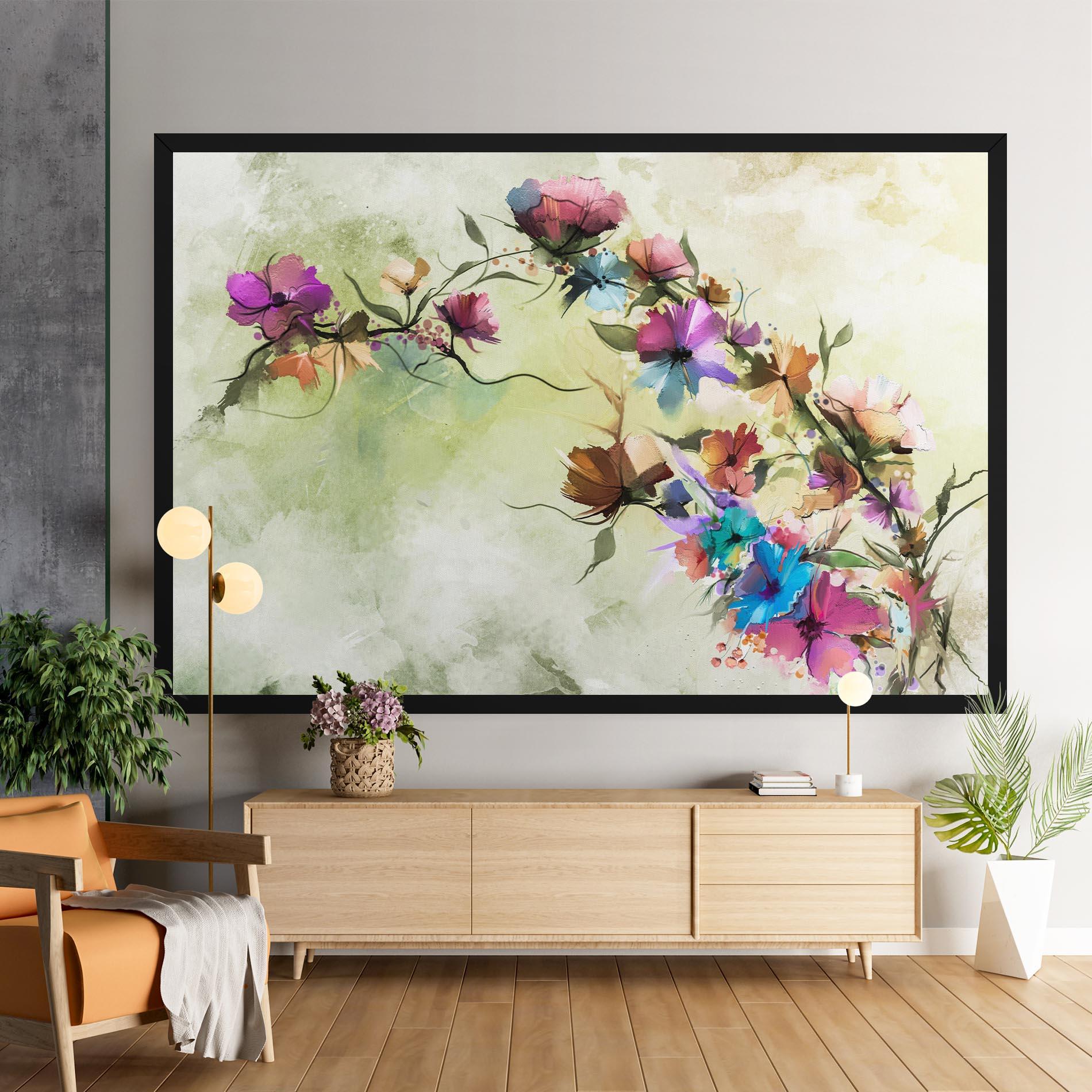 Vászonkép Ramura Cu Flori mockup 9