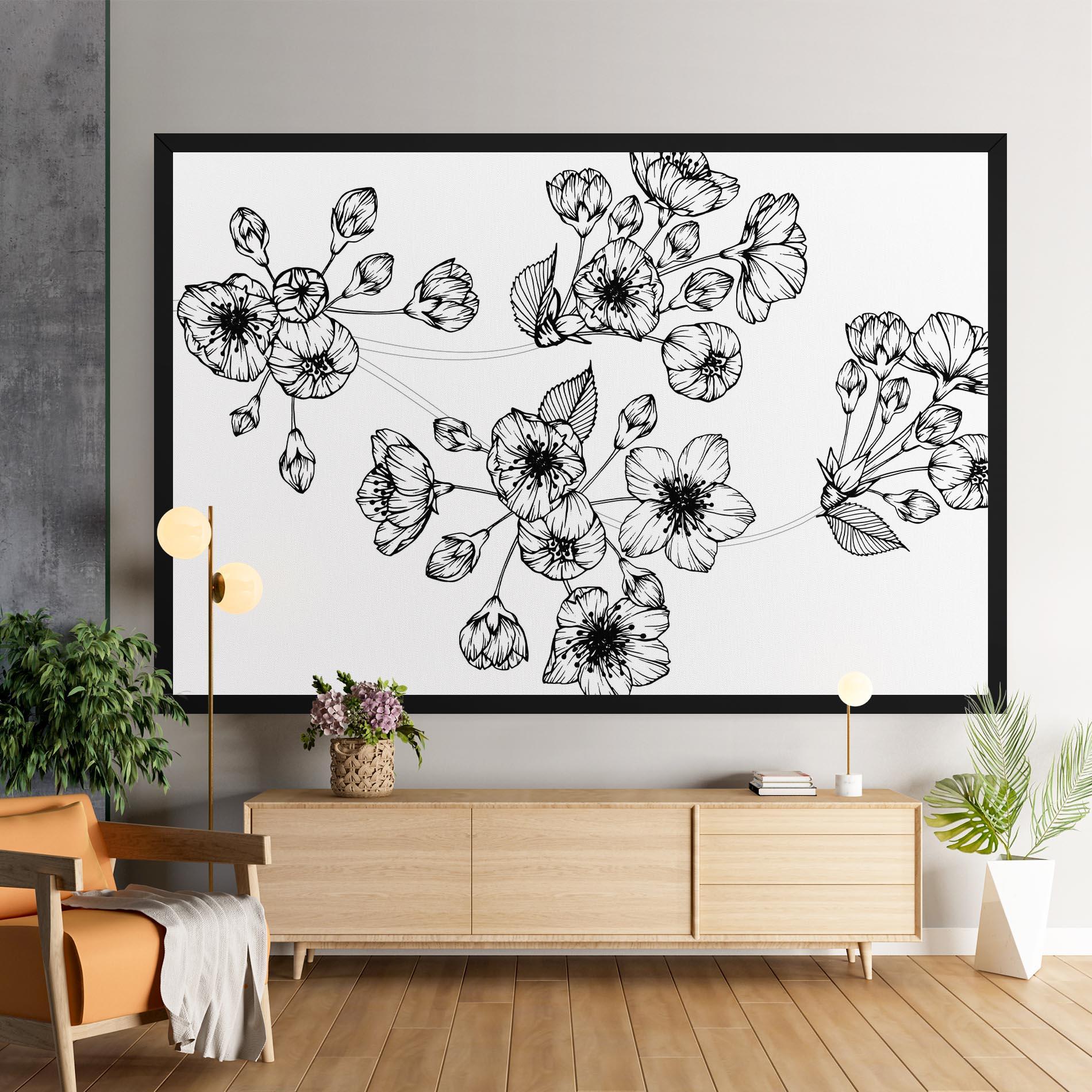 Vászonkép Sakura Line mockup 9