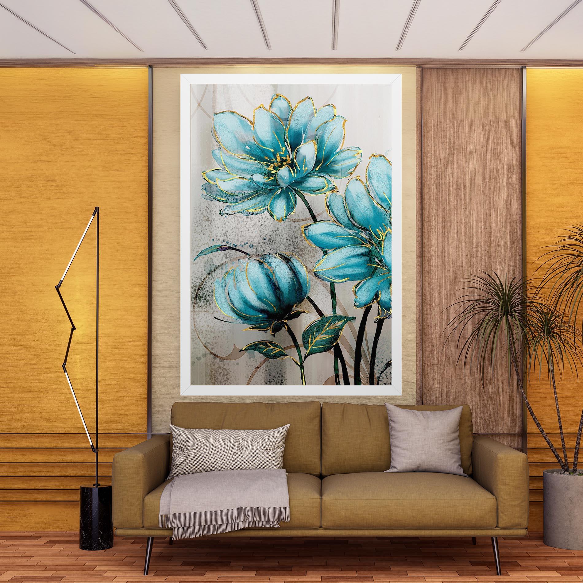 Vászonkép Bujori Albastri mockup 9