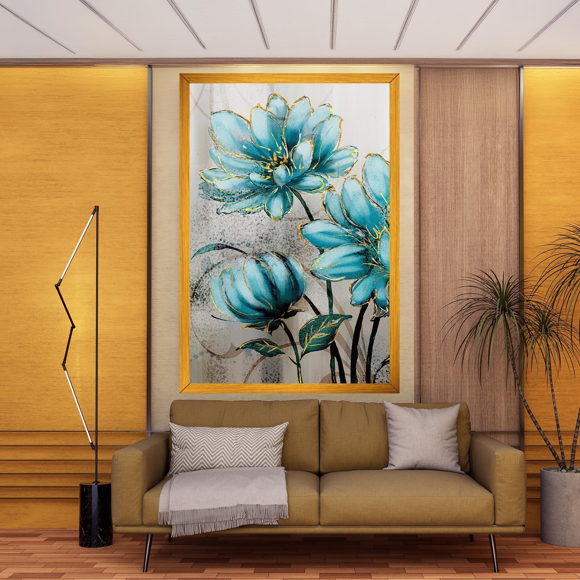 Vászonkép Bujori Albastri mockup 9