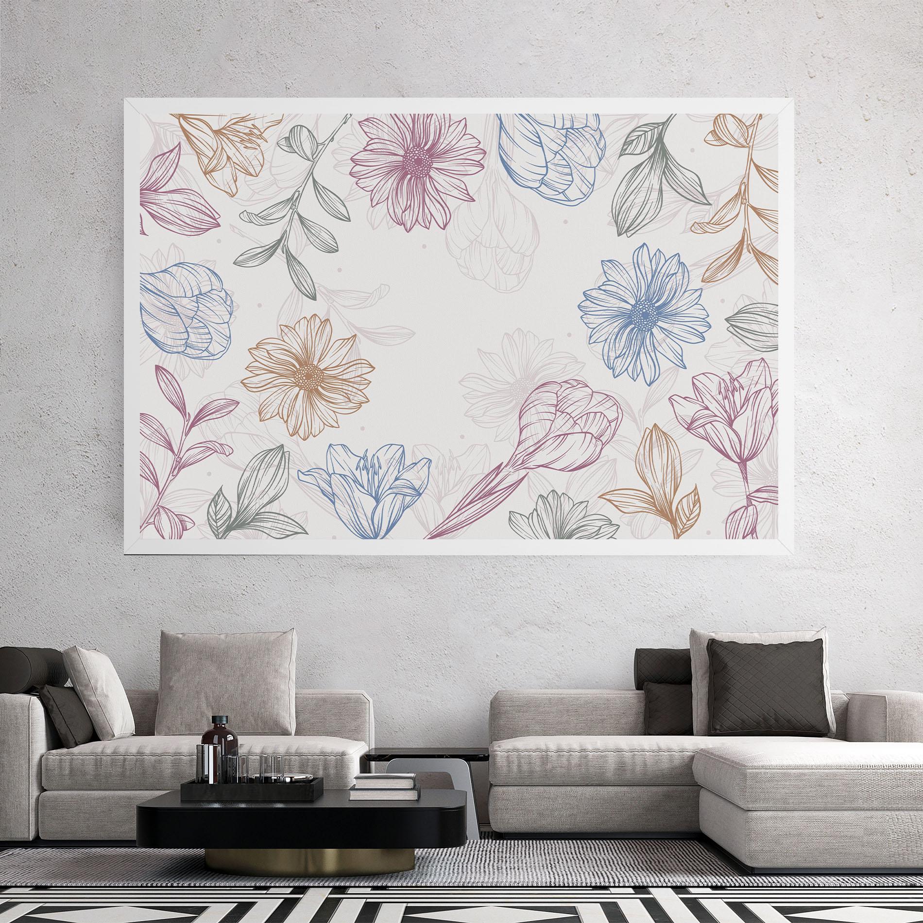 Vászonkép Color Line Mix mockup 2