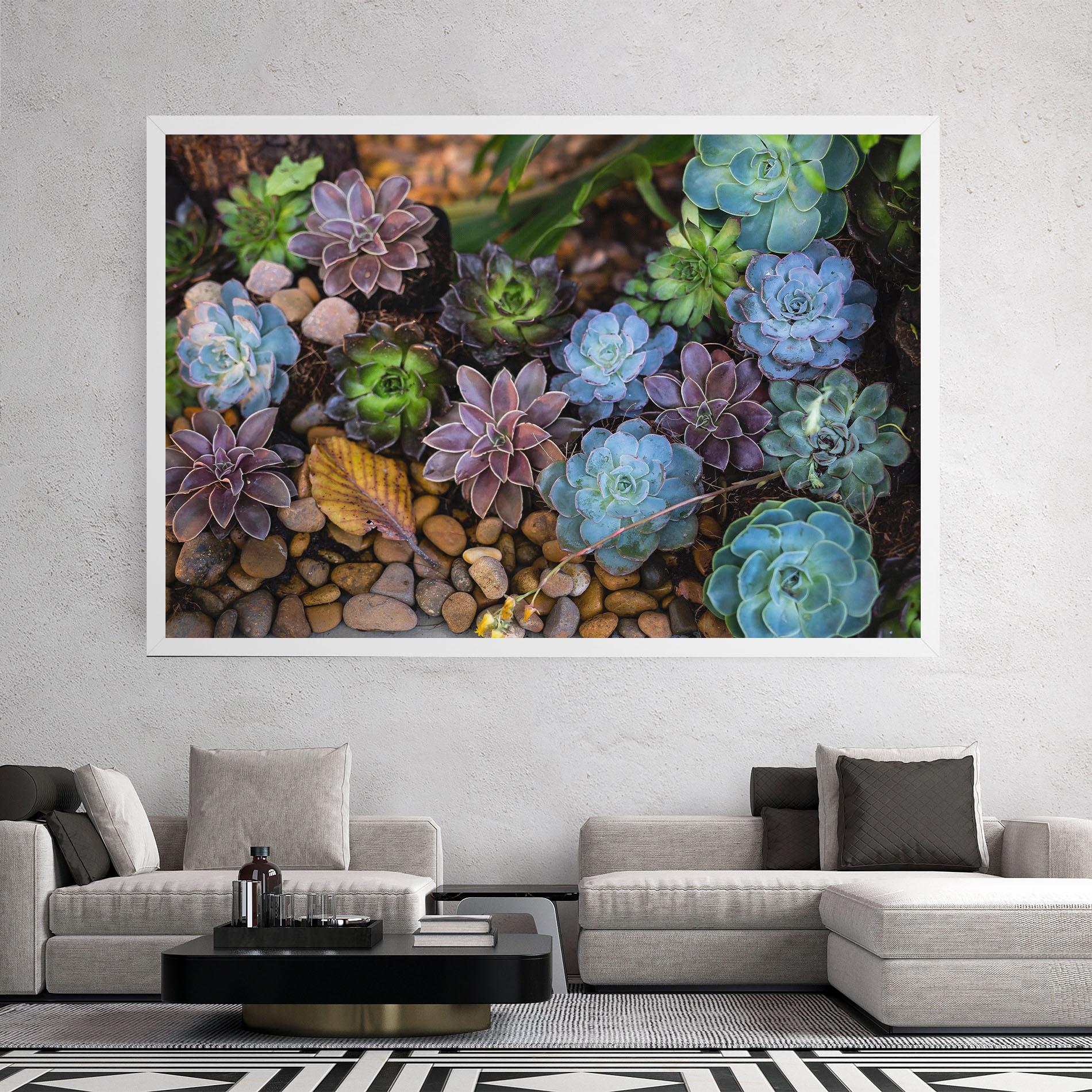 Vászonkép Colorful Flowers mockup 2