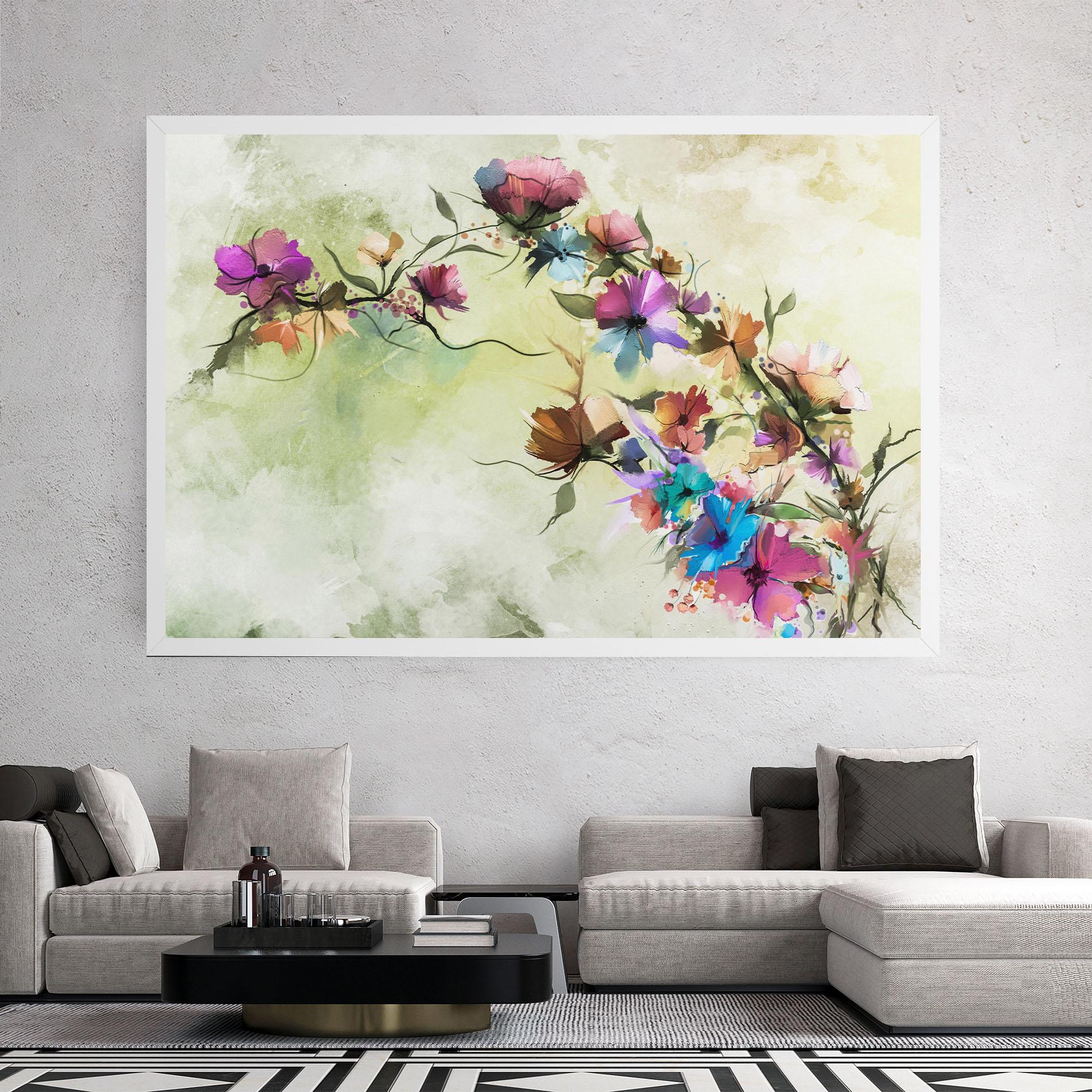 Vászonkép Ramura Cu Flori mockup 2