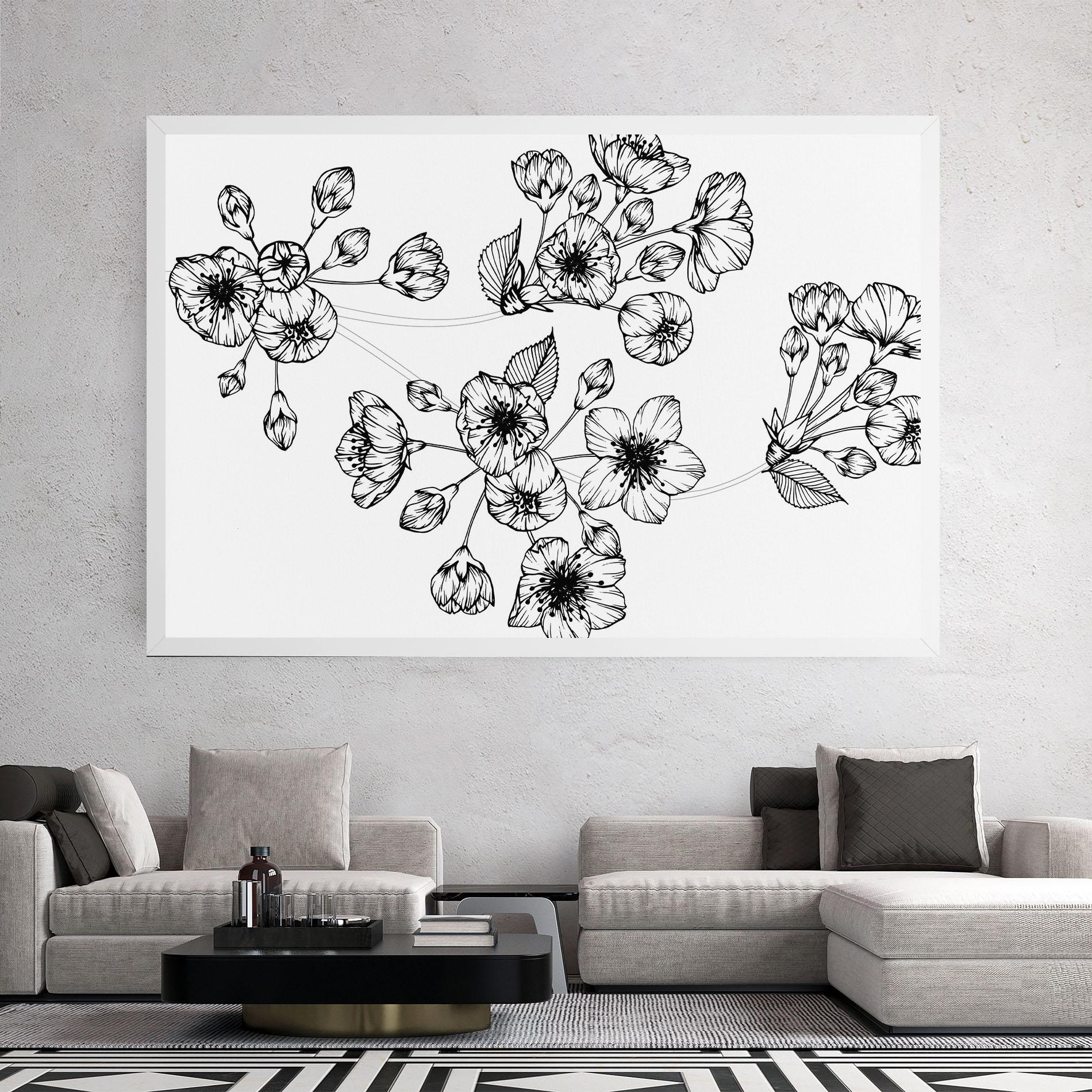 Vászonkép Sakura Line mockup 2