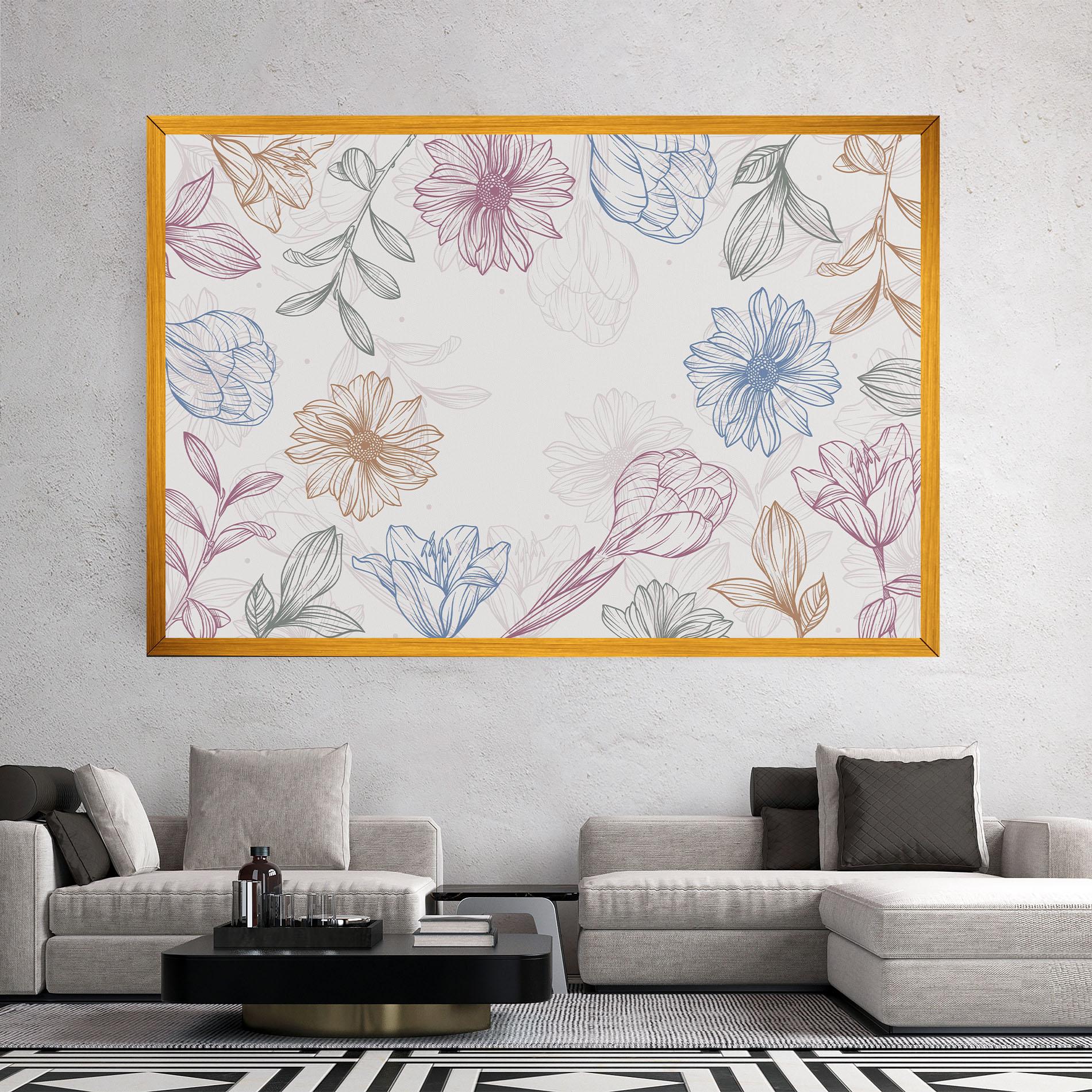 Vászonkép Color Line Mix mockup 2