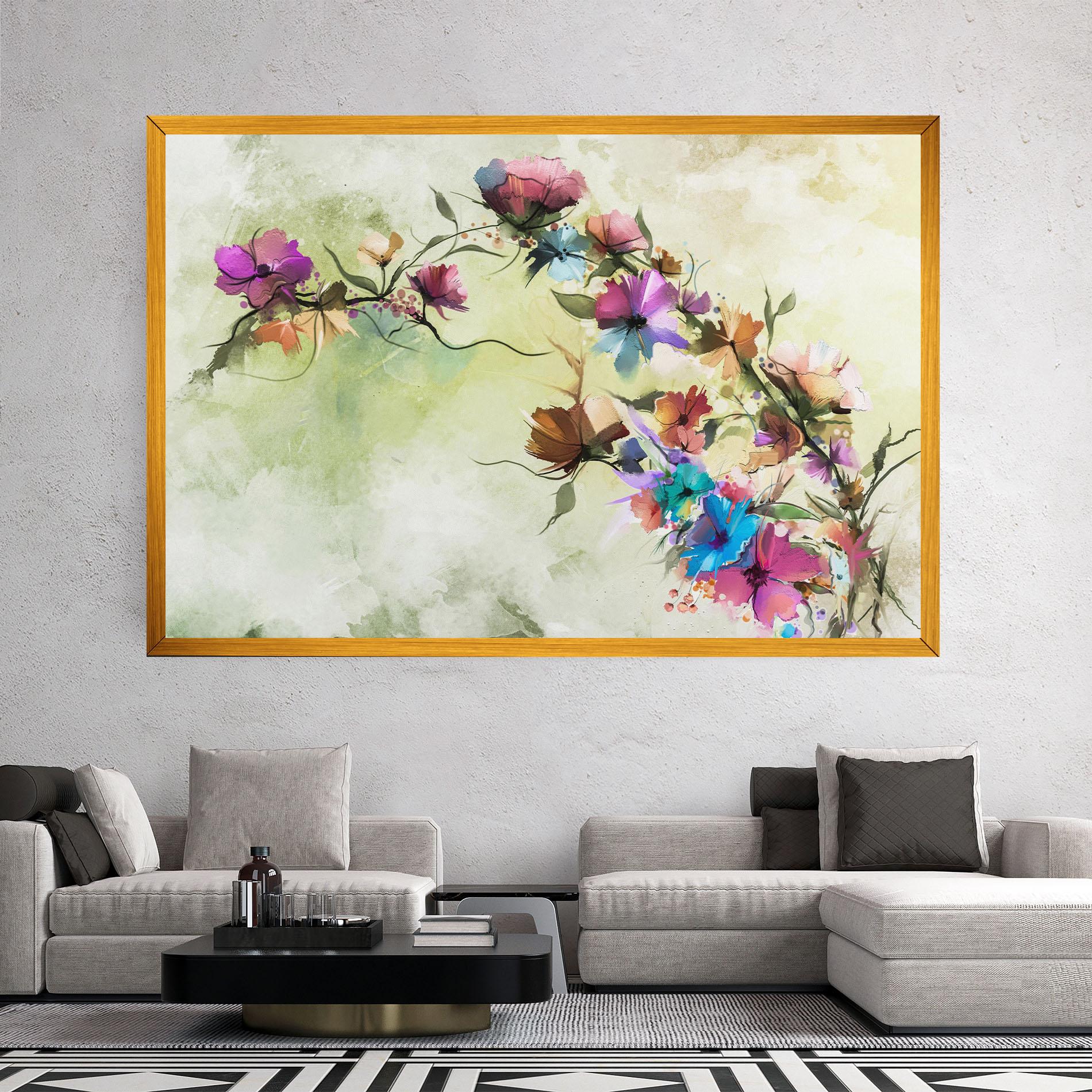 Vászonkép Ramura Cu Flori mockup 2