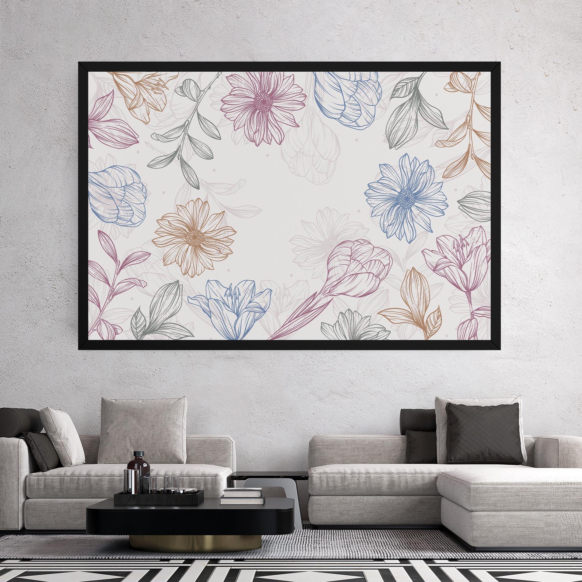 Vászonkép Color Line Mix mockup 2