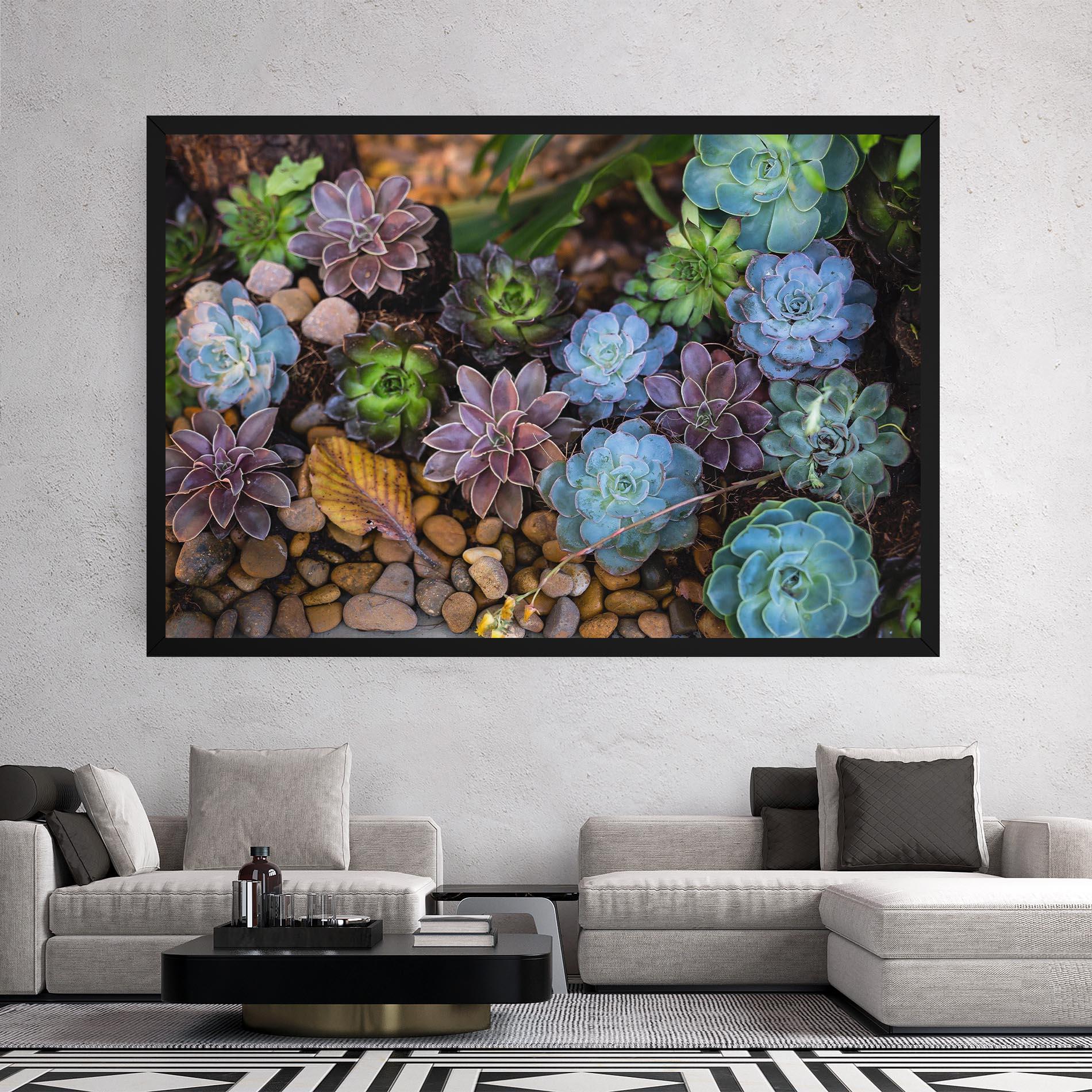 Vászonkép Colorful Flowers mockup 2