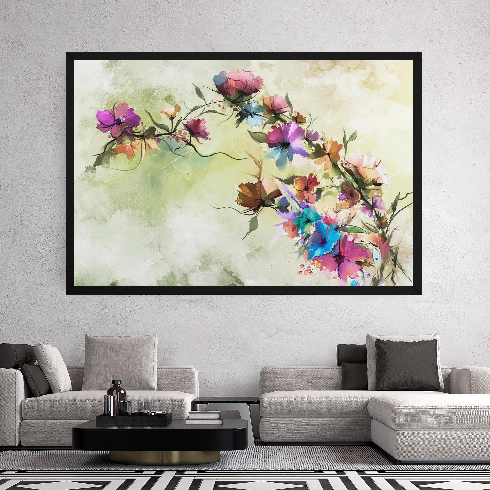 Vászonkép Ramura Cu Flori mockup 2