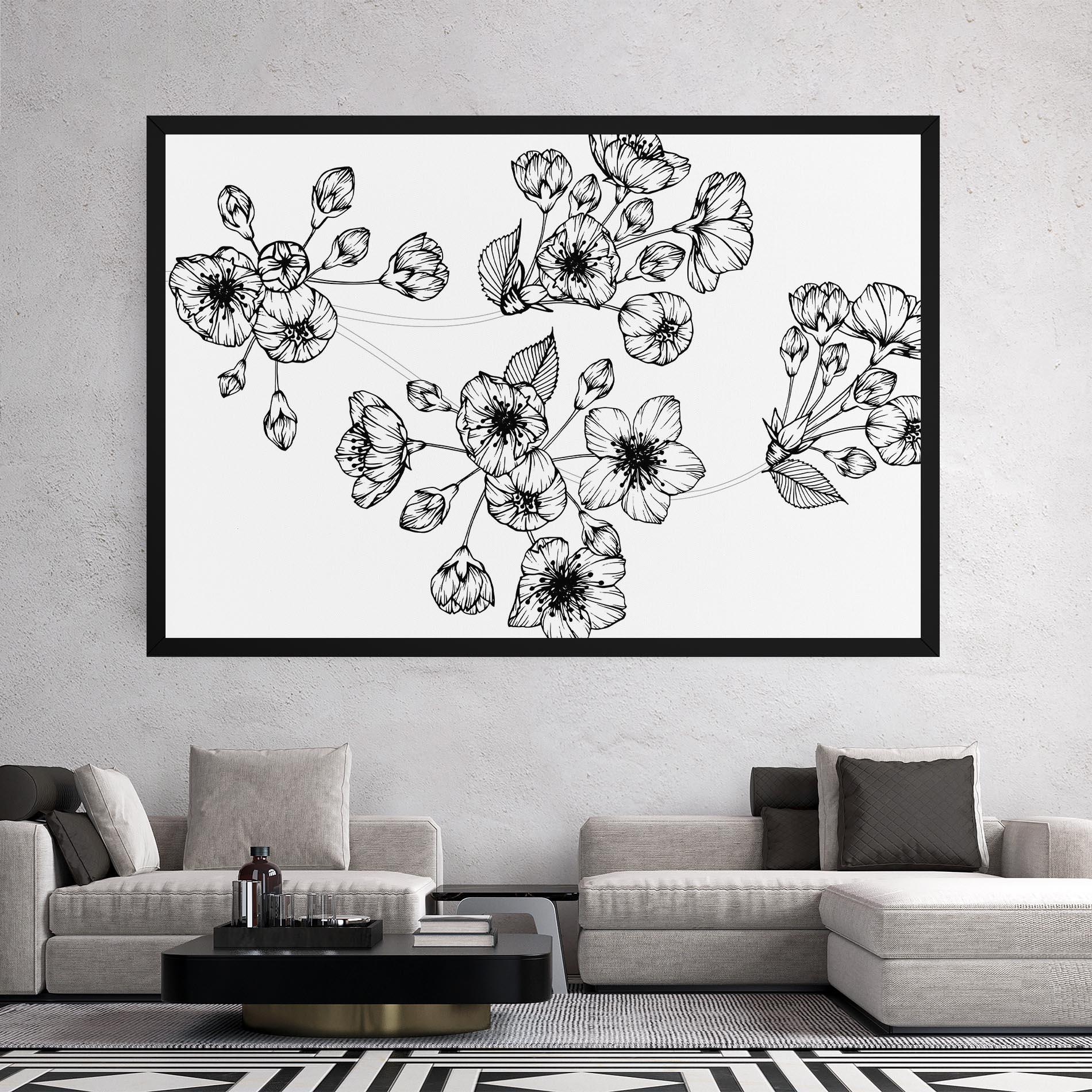 Vászonkép Sakura Line mockup 2