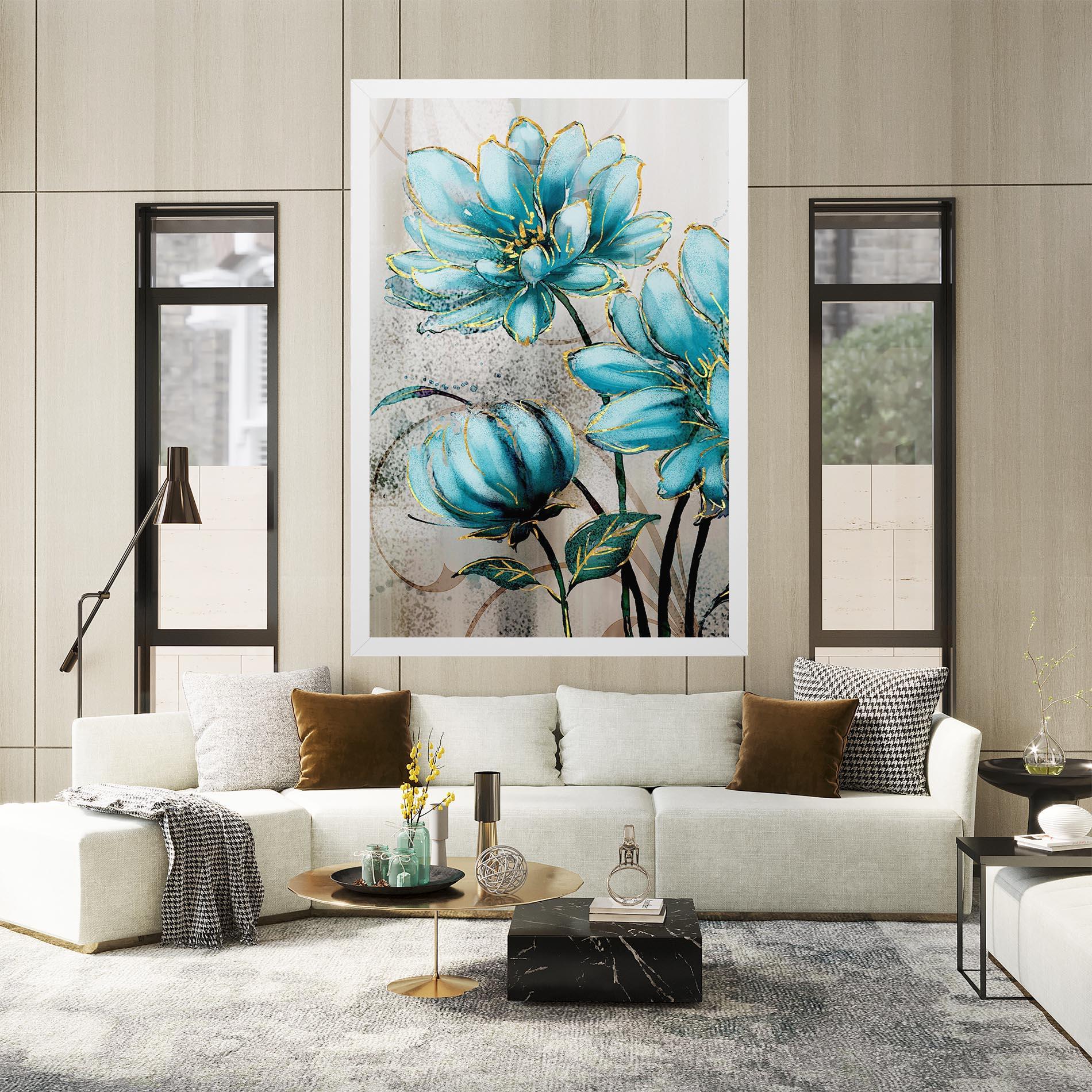 Vászonkép Bujori Albastri mockup 2