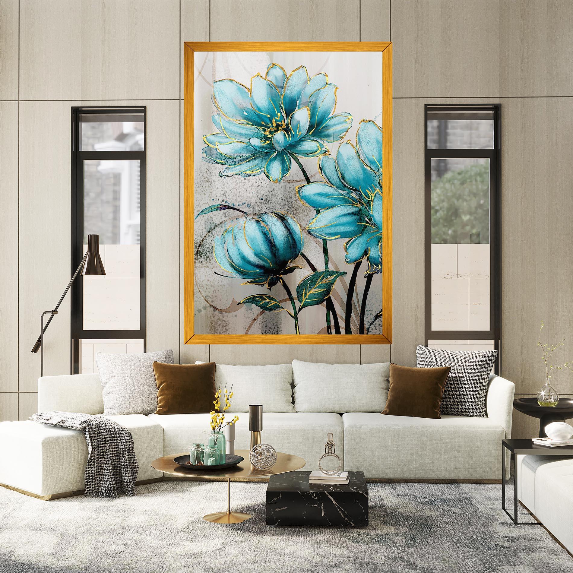 Vászonkép Bujori Albastri mockup 2