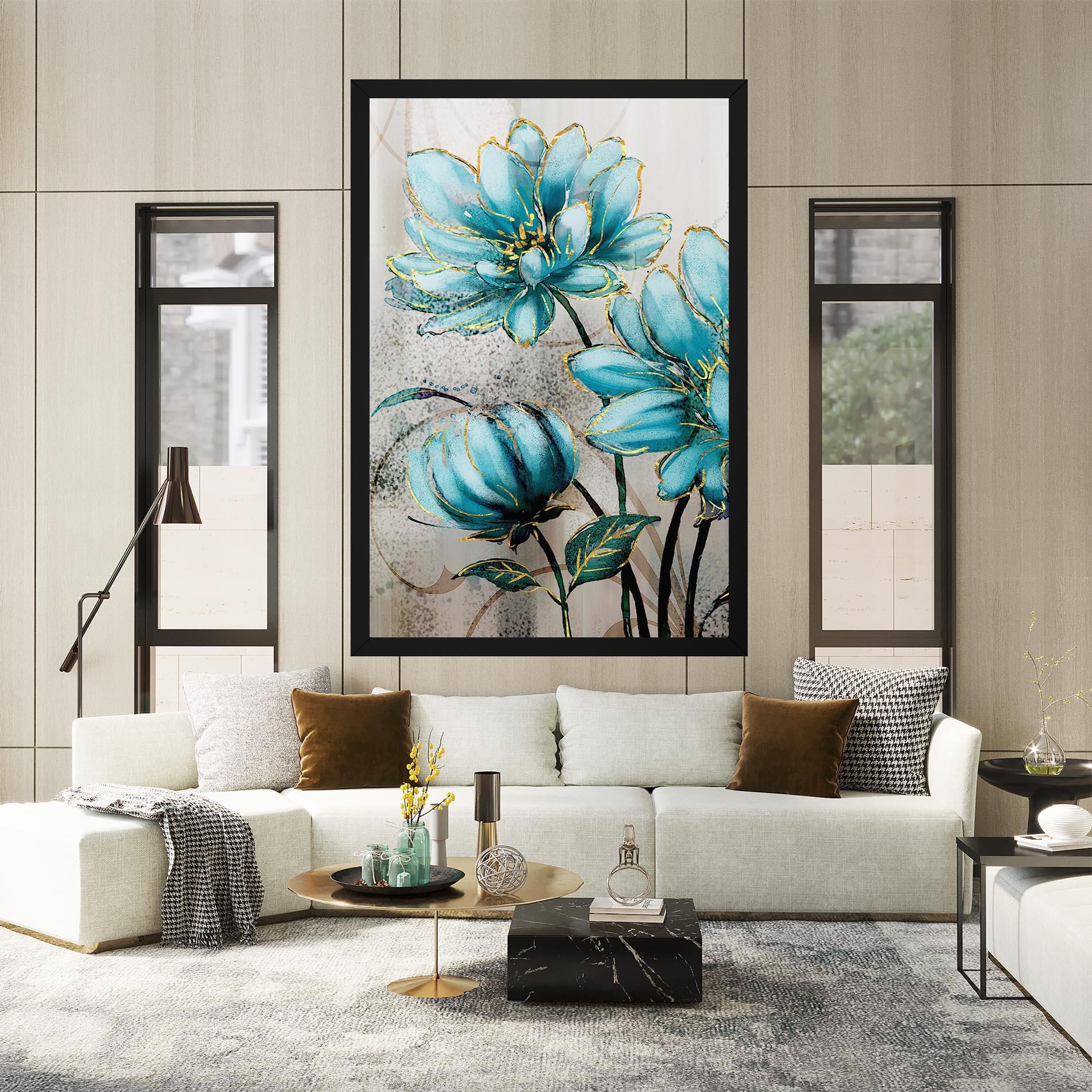 Vászonkép Bujori Albastri mockup 2