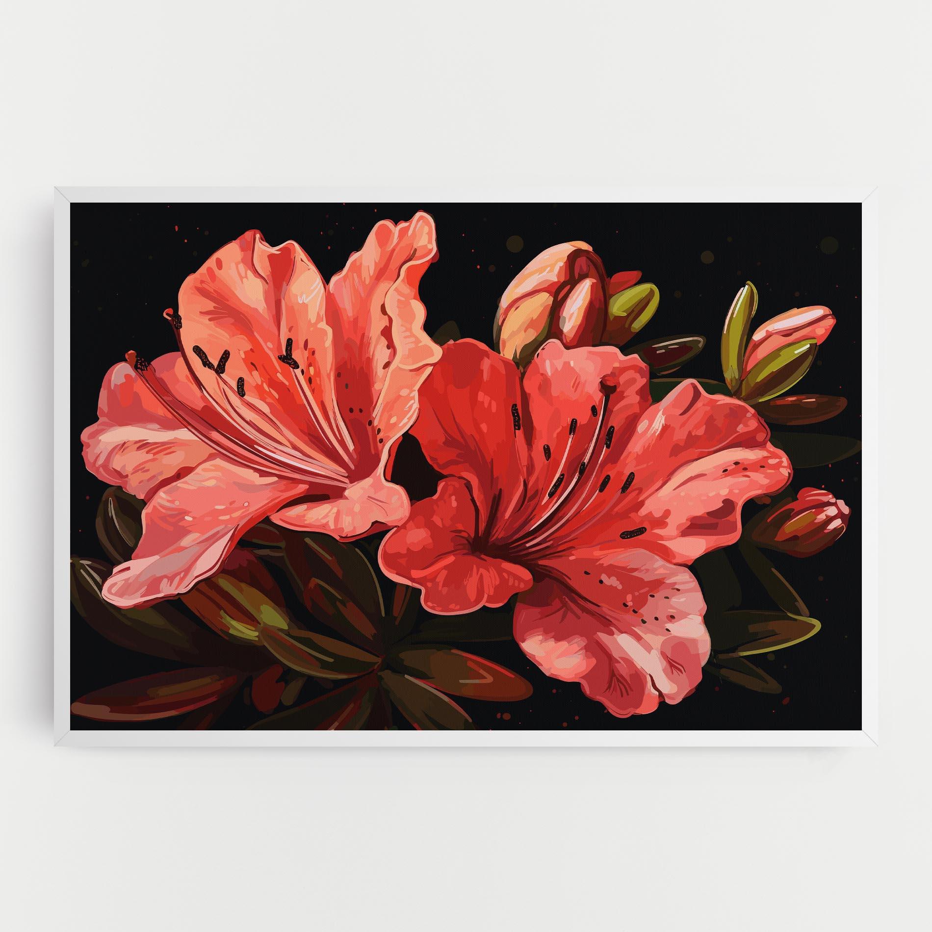 Vászonkép Art Exotic Flower mockup 0