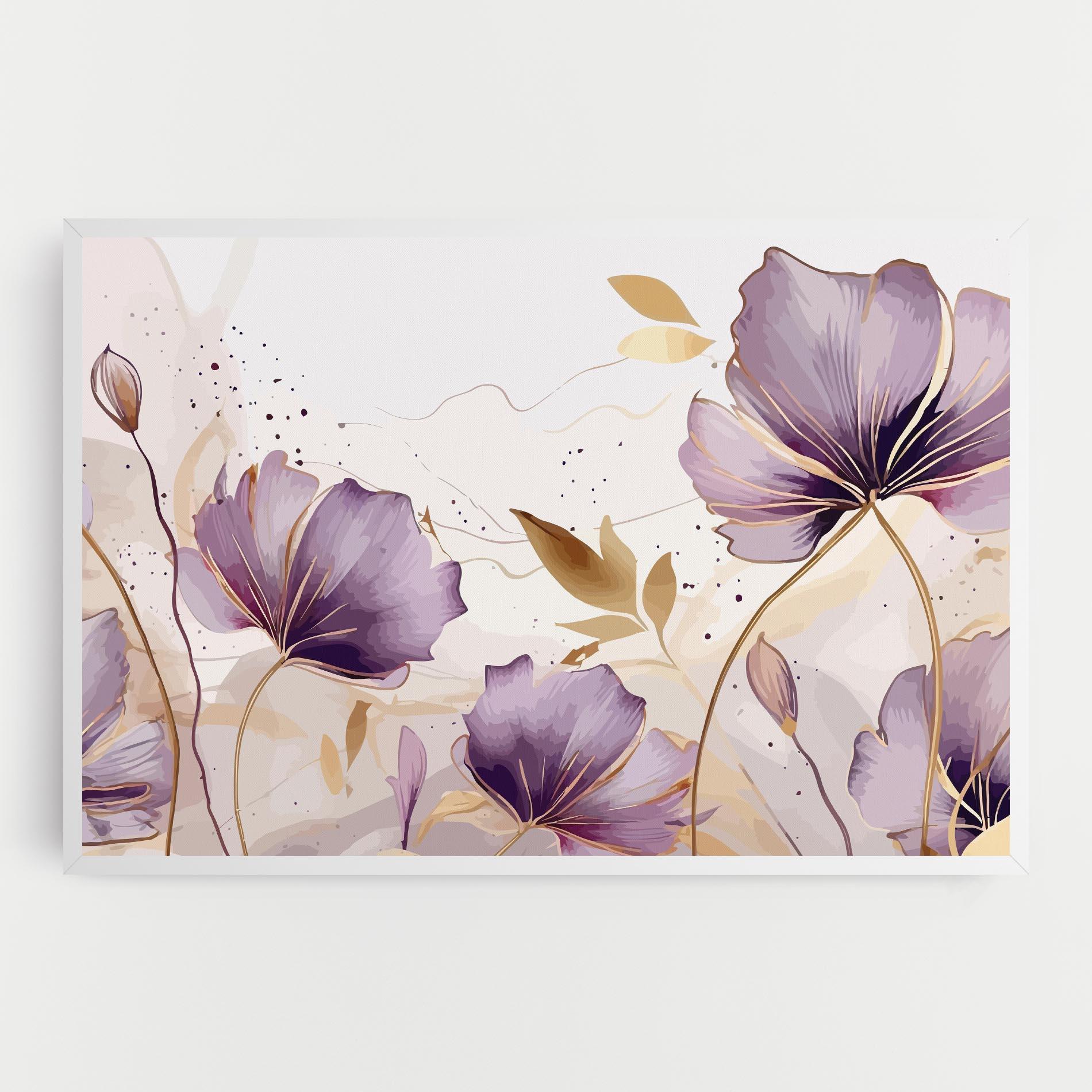 Vászonkép Purple Gold Exotic mockup 0