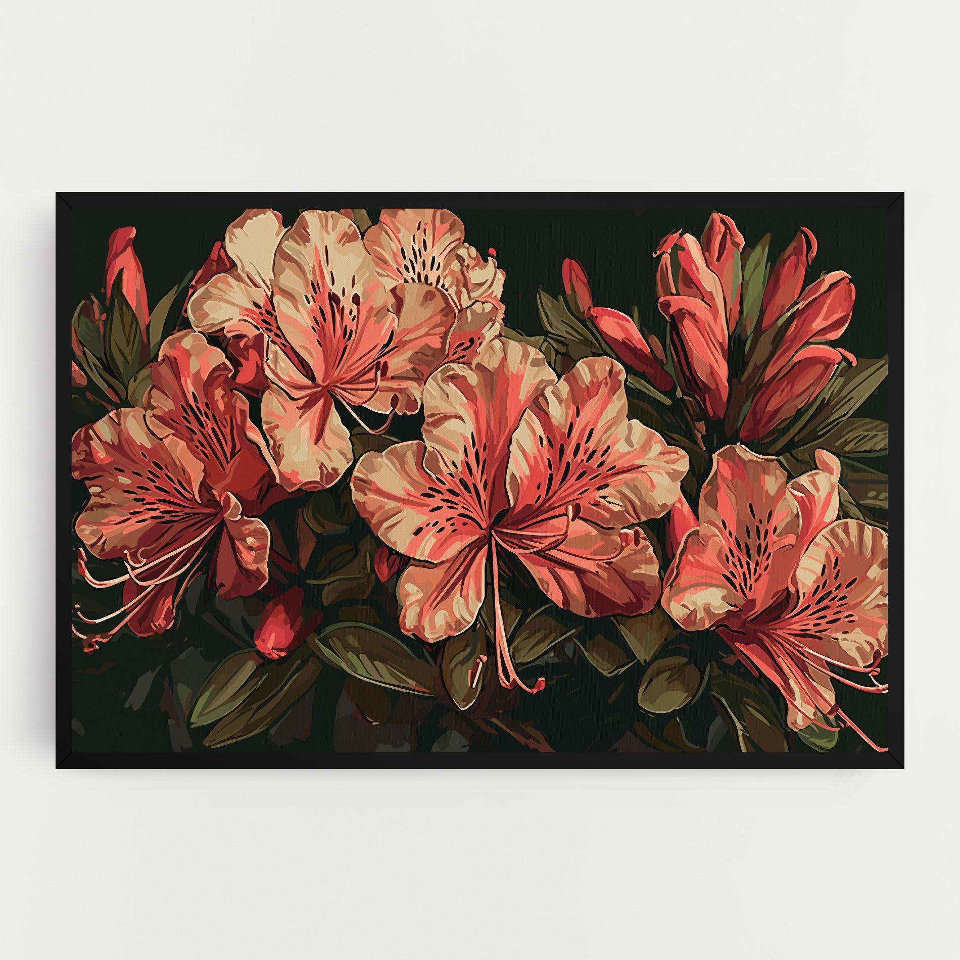 Vászonkép Cream Exotic Art mockup 0