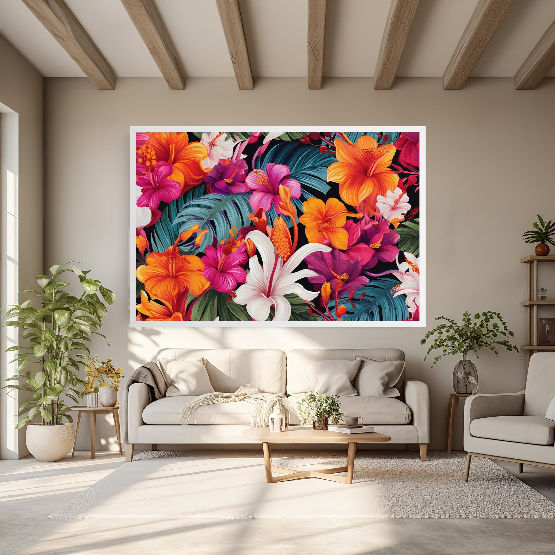 Vászonkép Exotic Patern mockup 6