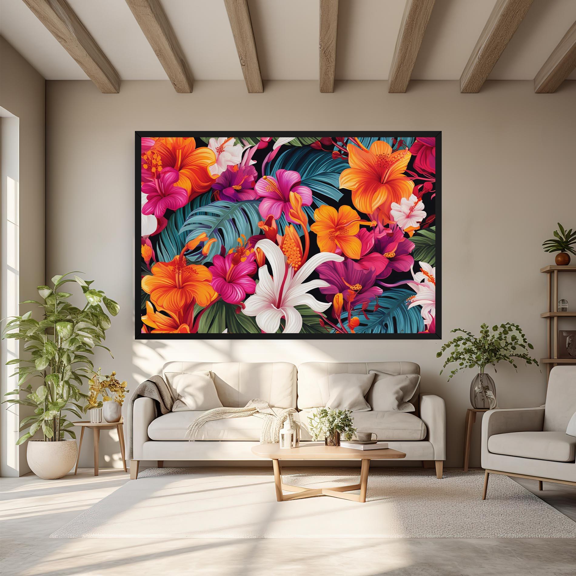 Vászonkép Exotic Patern mockup 6