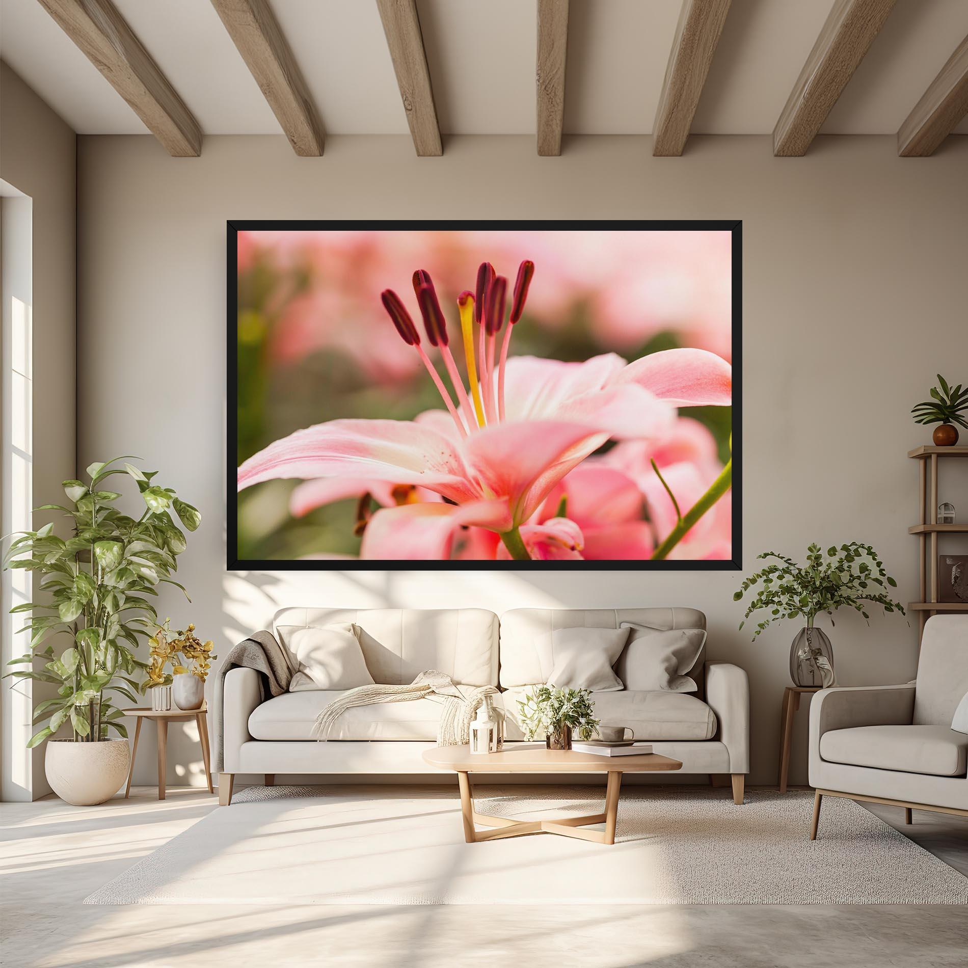 Vászonkép Flower mockup 6