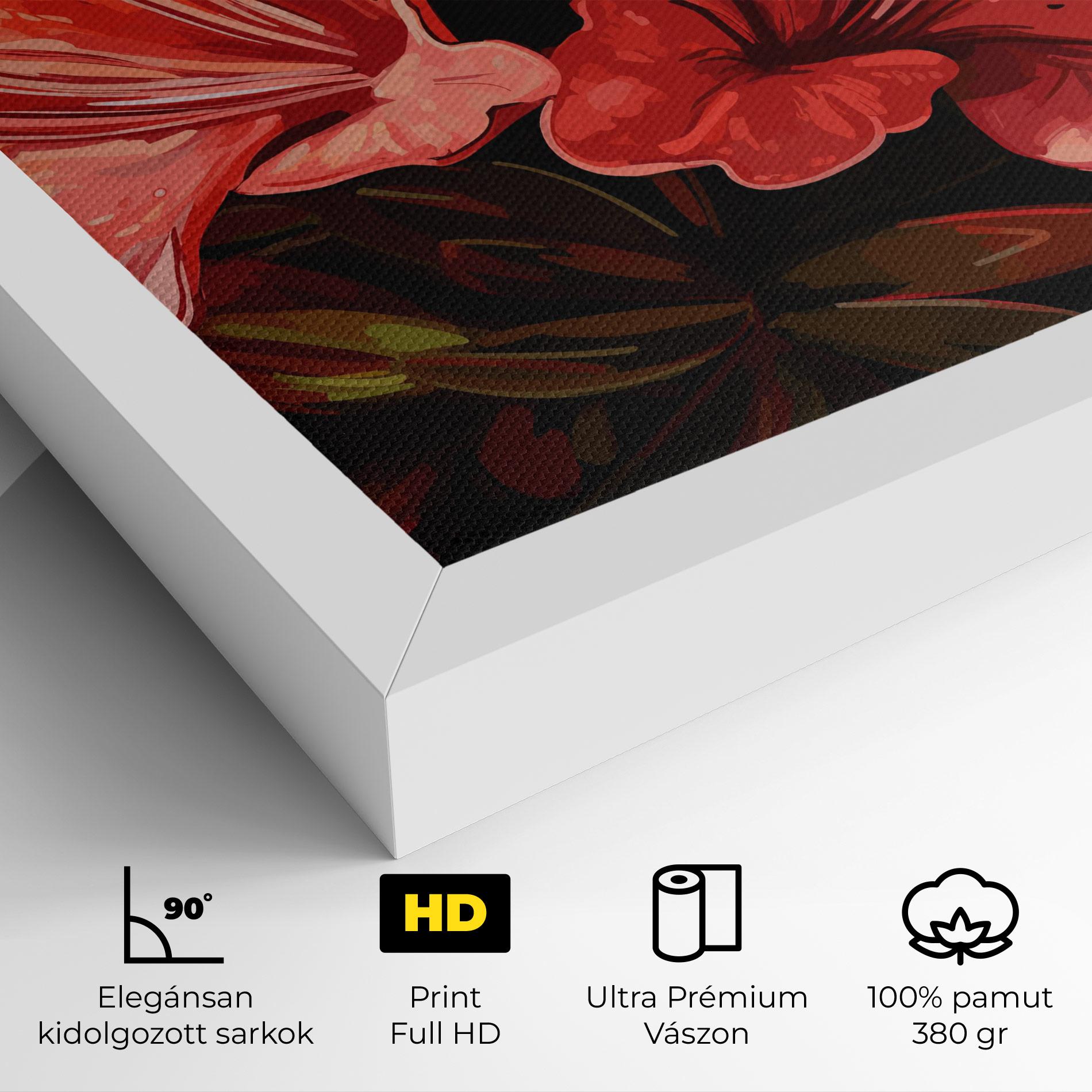 Vászonkép Art Exotic Flower mockup 4