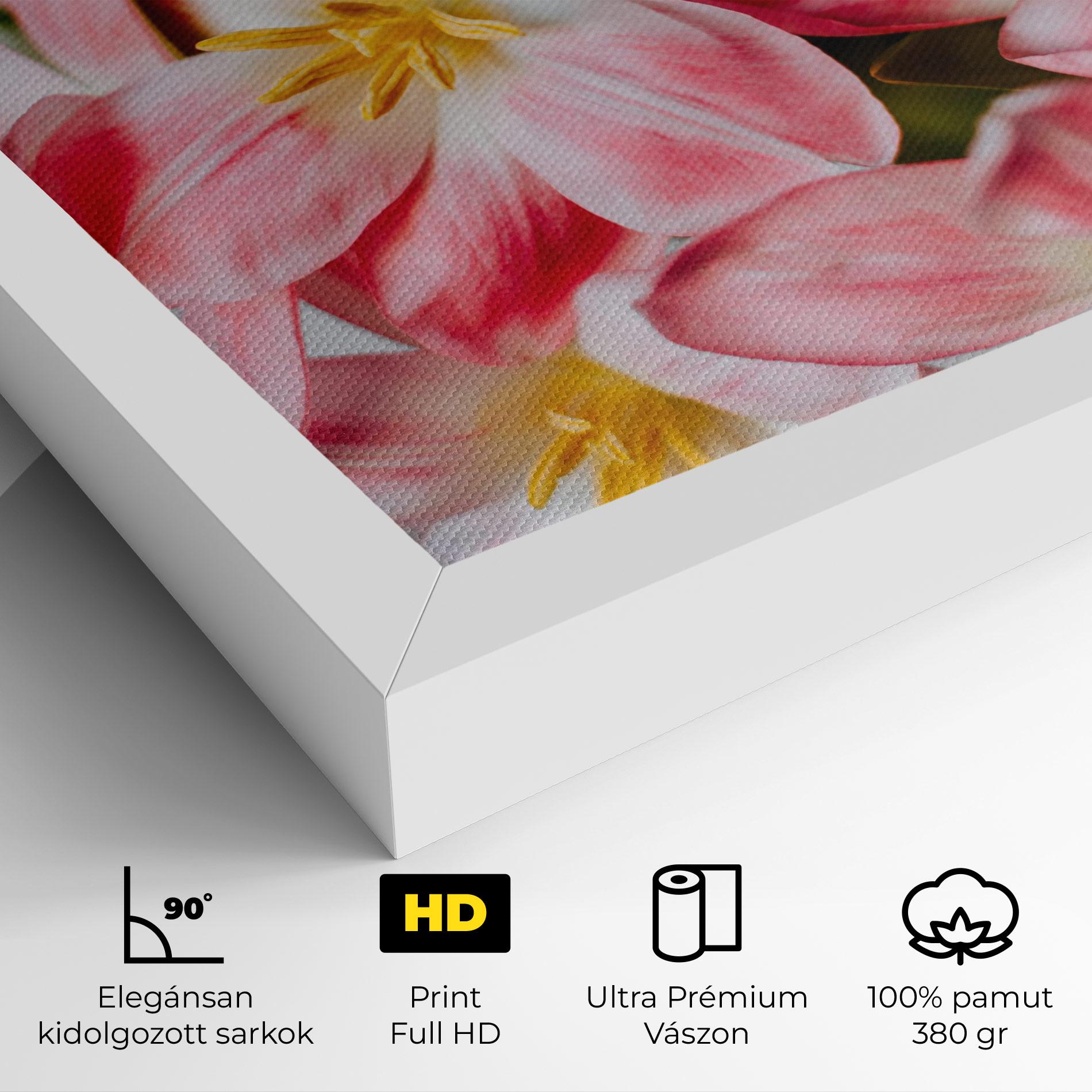 Vászonkép Beautiful Exotic Flower mockup 4