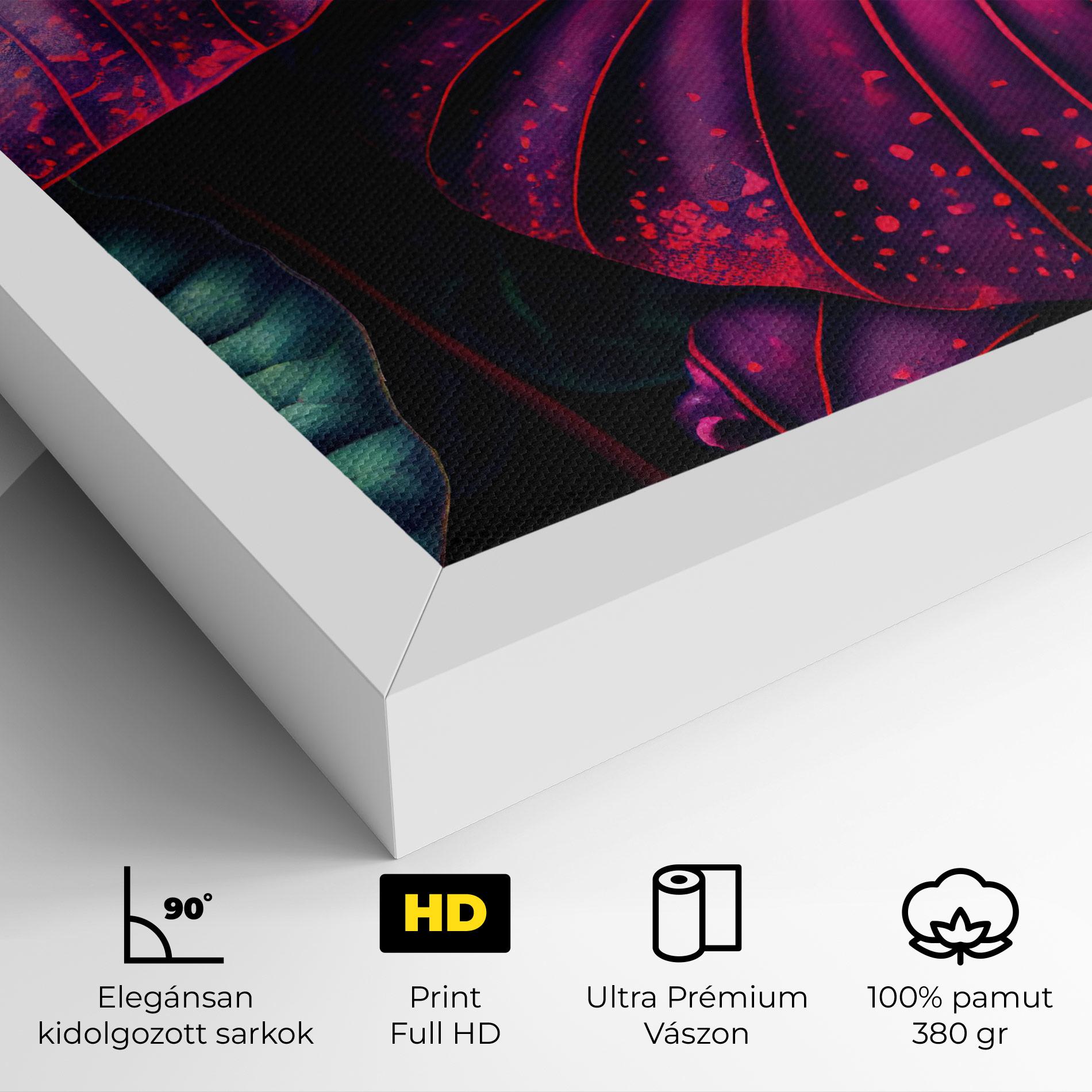 Vászonkép Big Purple Exotic mockup 4