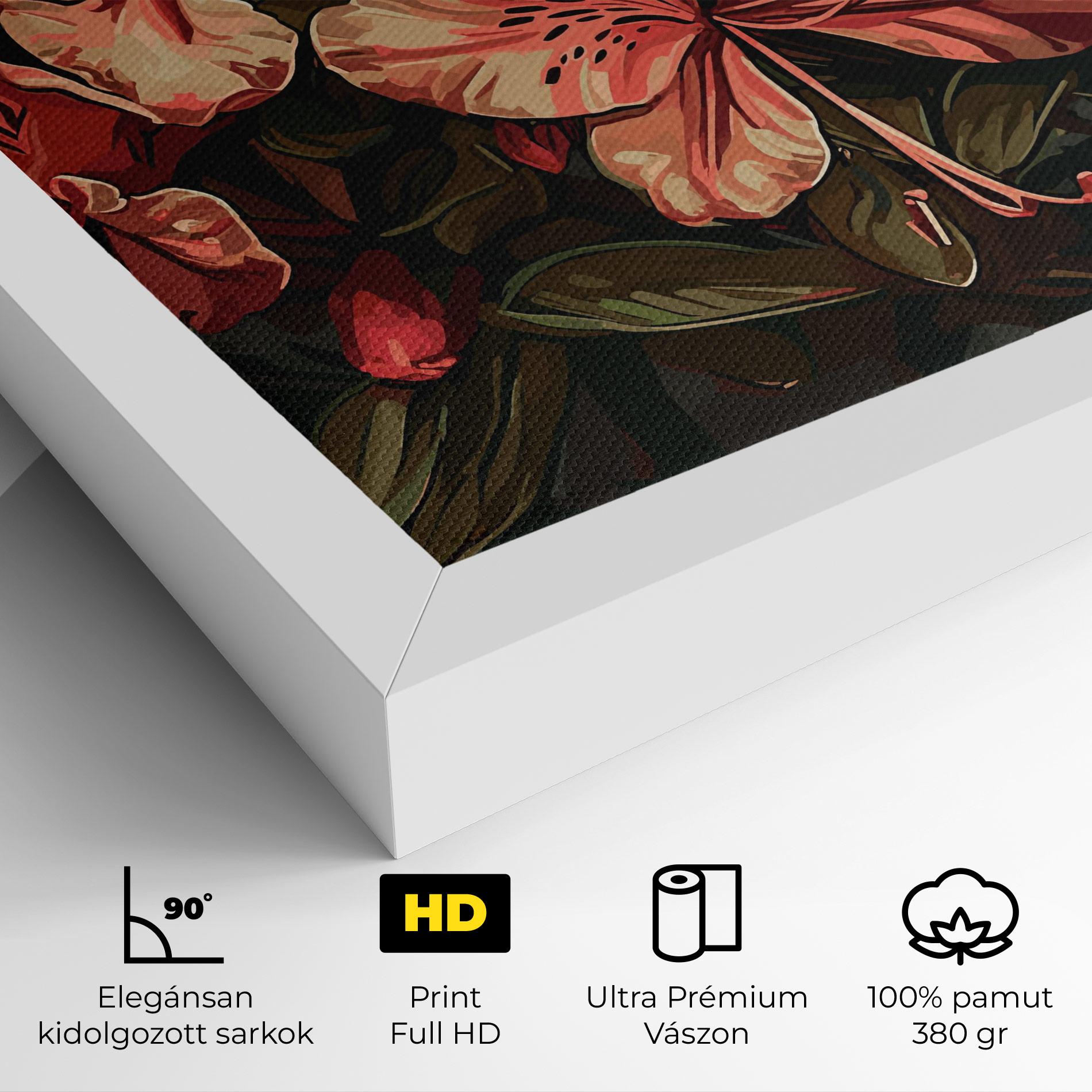 Vászonkép Cream Exotic Art mockup 4