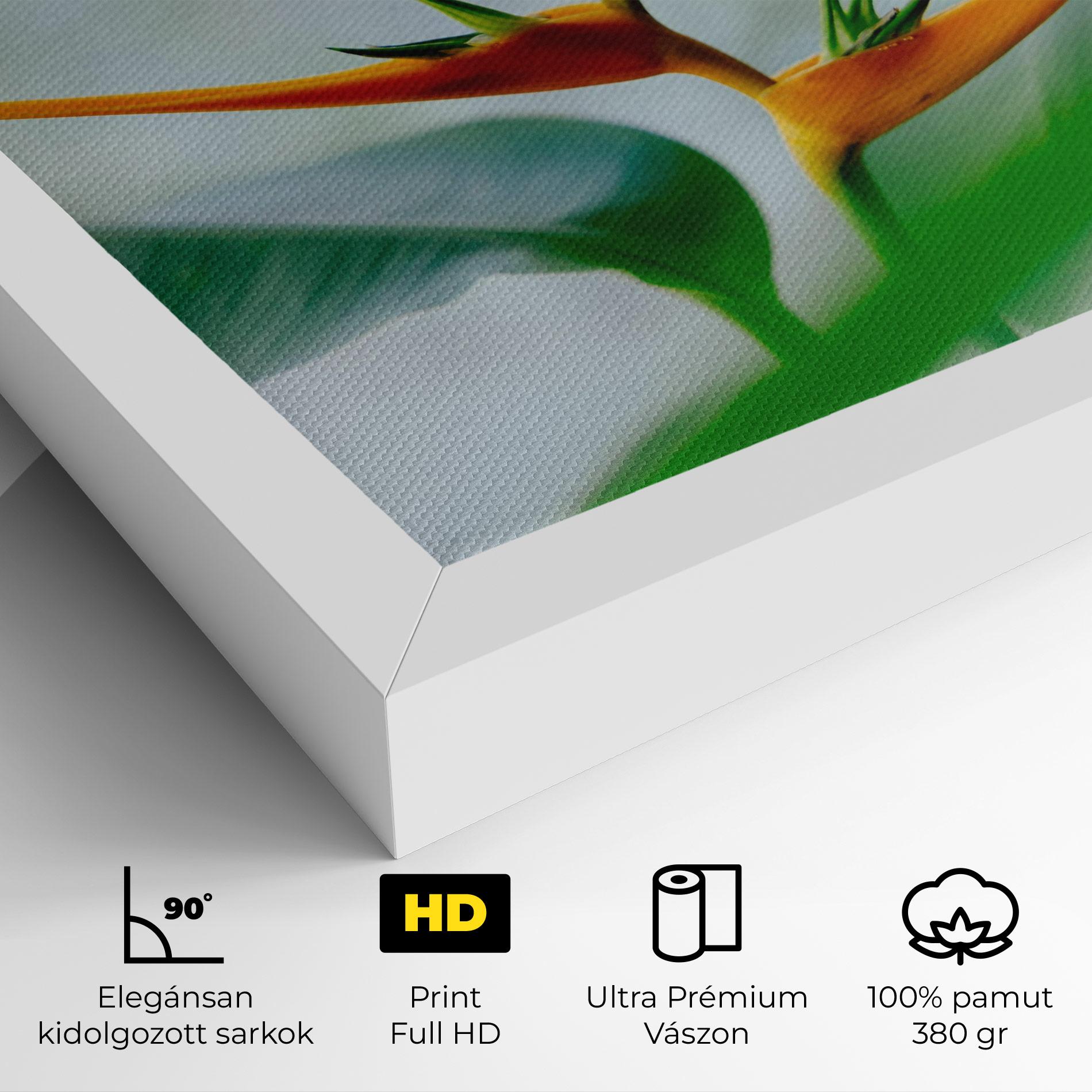 Vászonkép Exotic Orange Green mockup 4