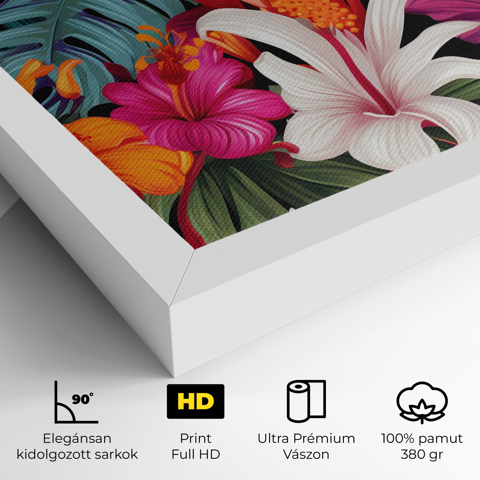 Vászonkép Exotic Patern mockup 4