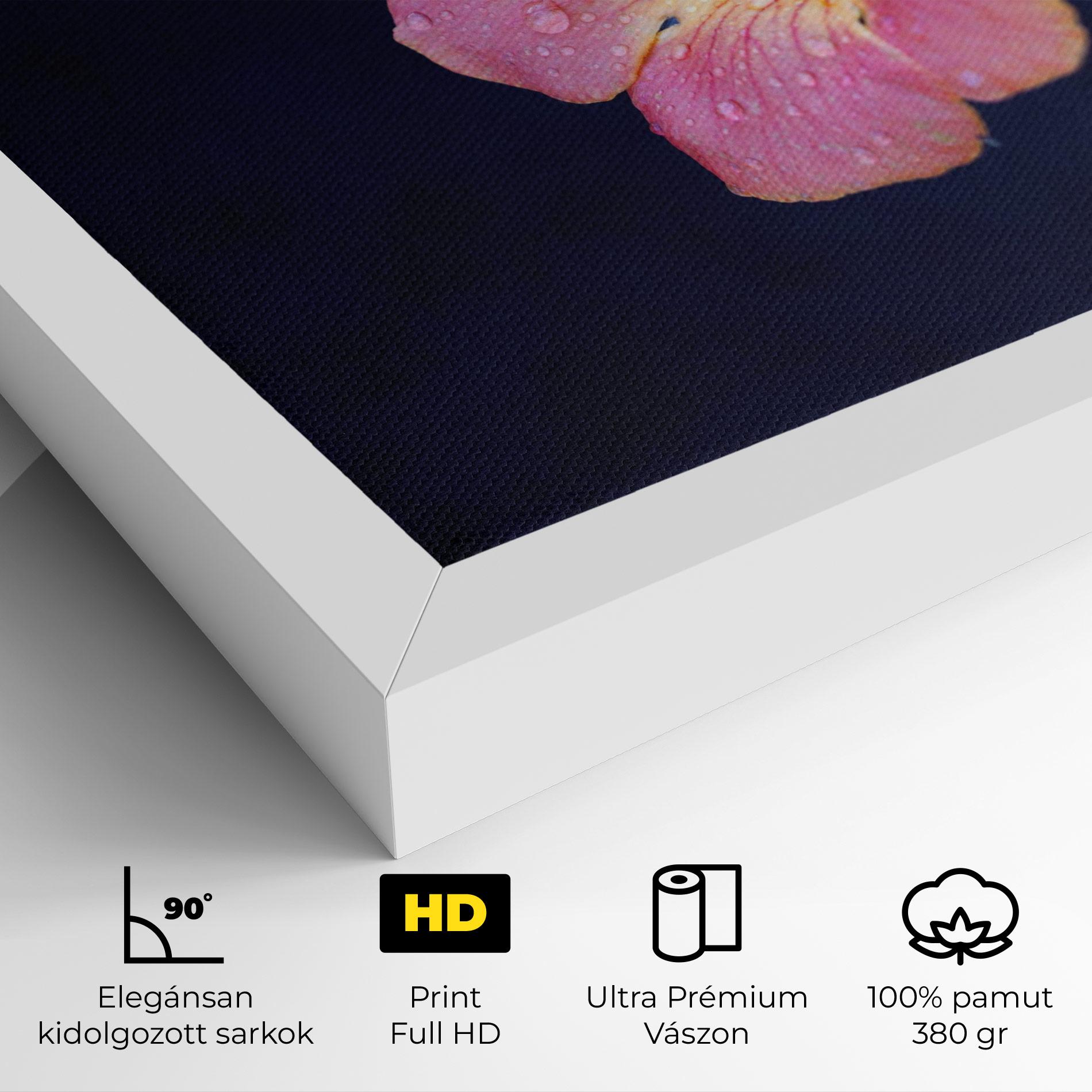 Vászonkép Exotic Pink Plant mockup 4