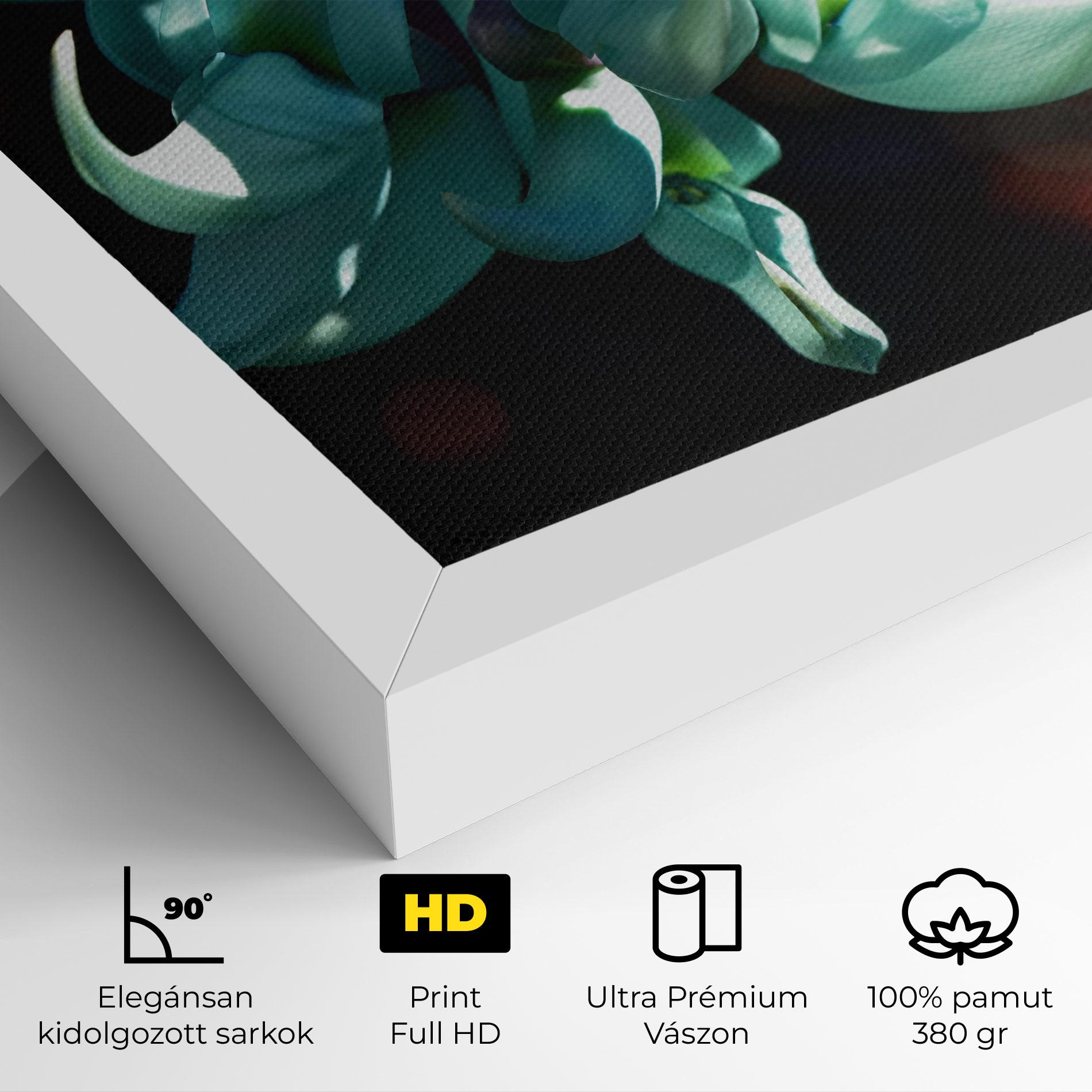 Vászonkép Pastel Green Plant mockup 4