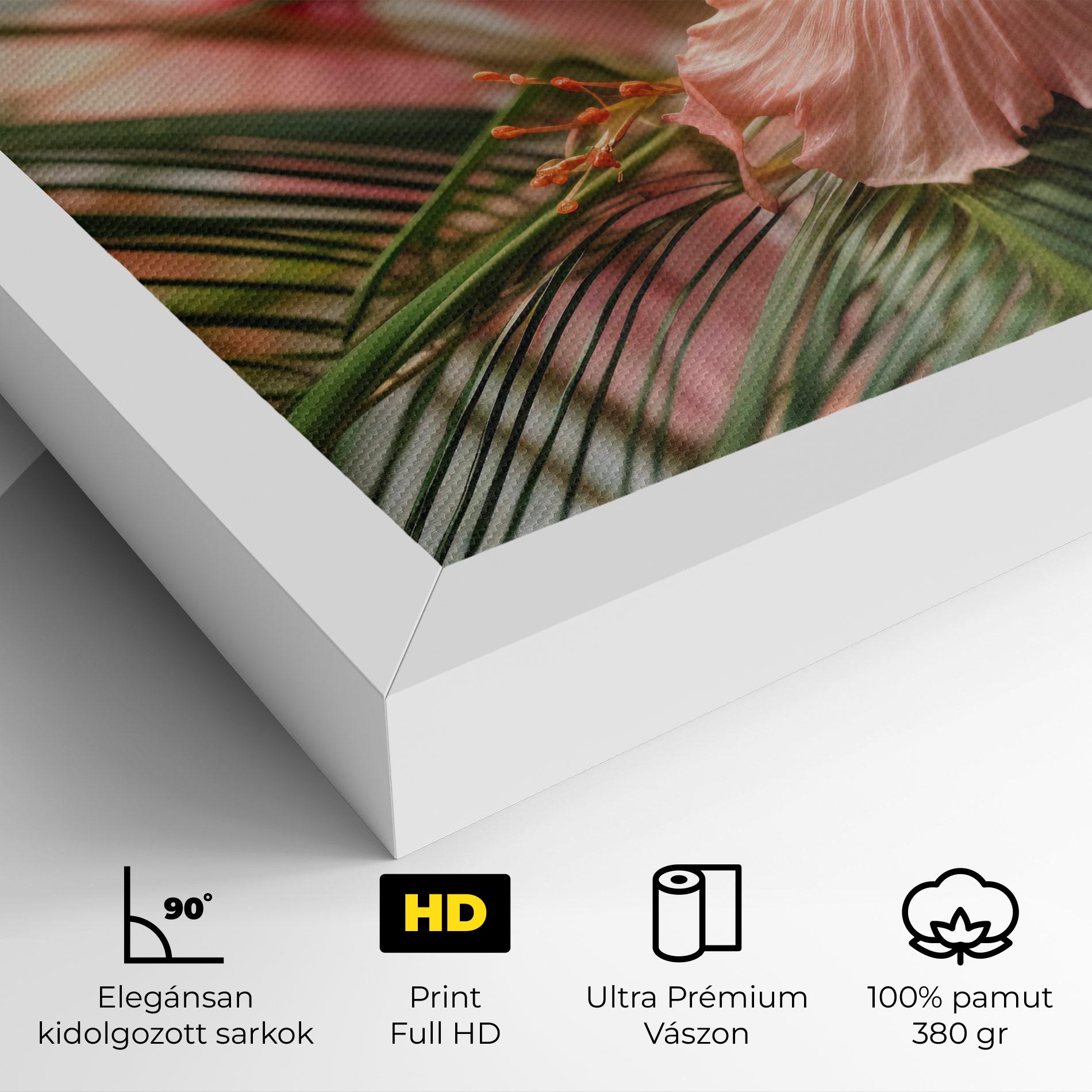 Vászonkép Sunset Exotic Flower mockup 4