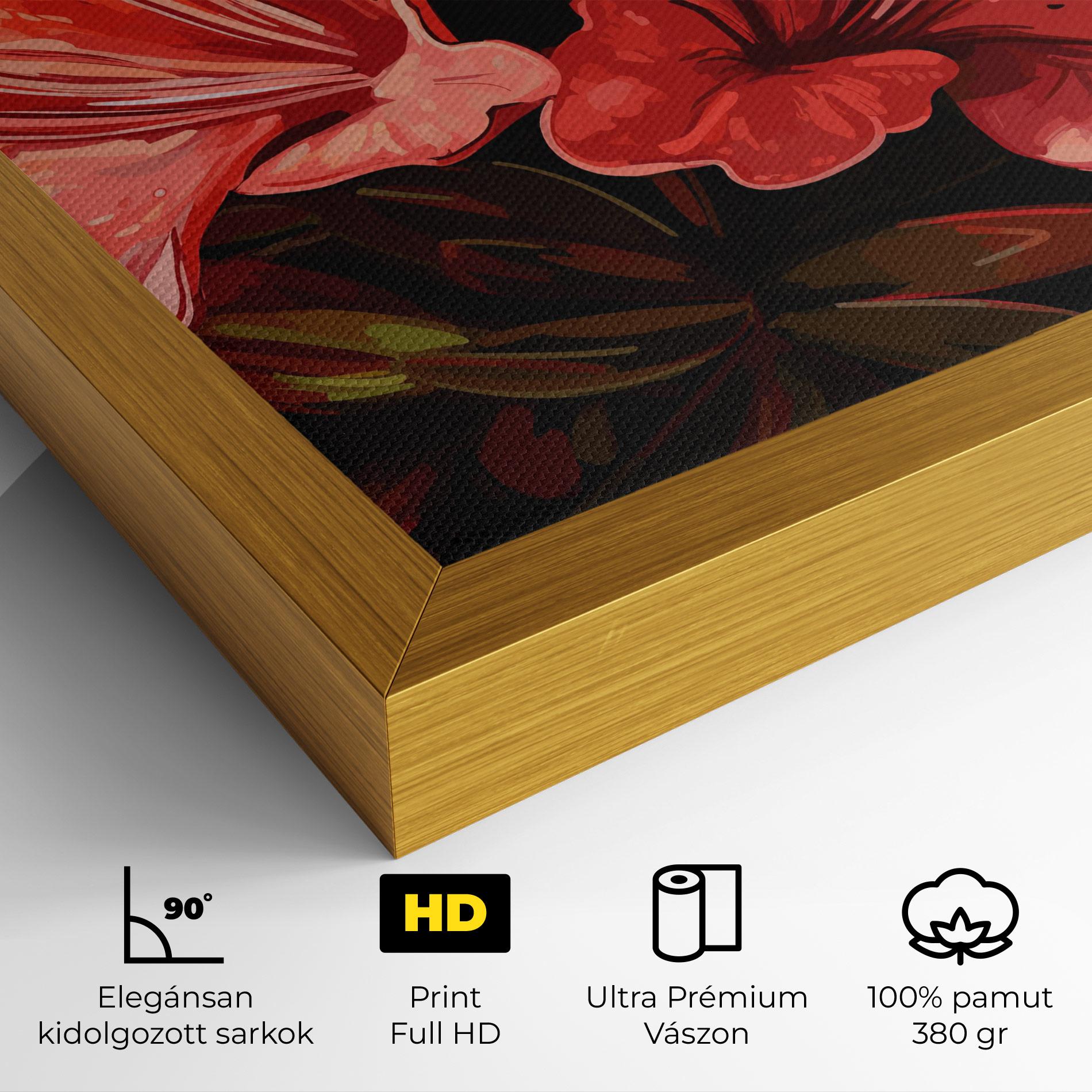 Vászonkép Art Exotic Flower mockup 4