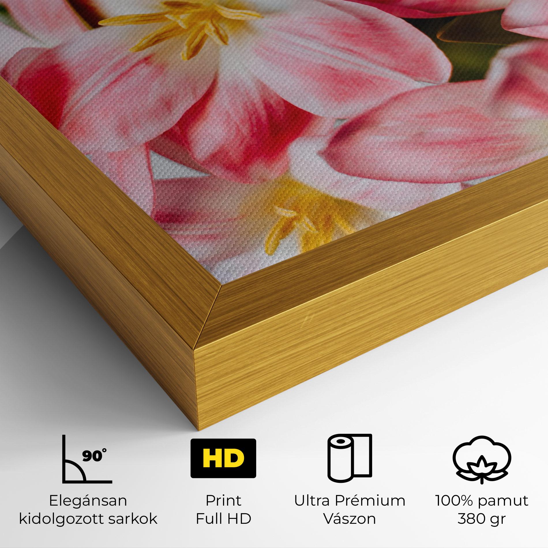 Vászonkép Beautiful Exotic Flower mockup 4