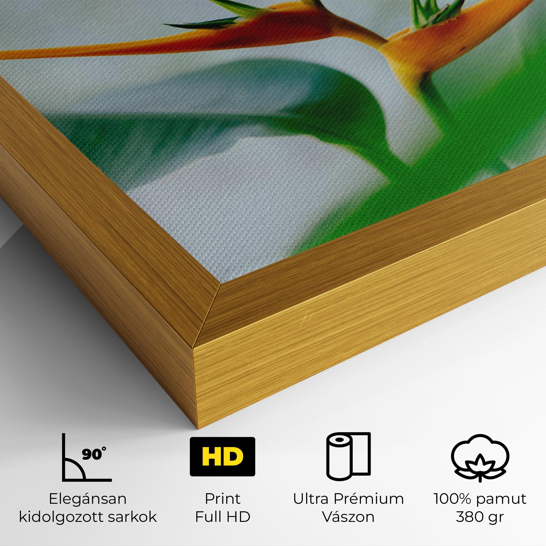 Vászonkép Exotic Orange Green mockup 4