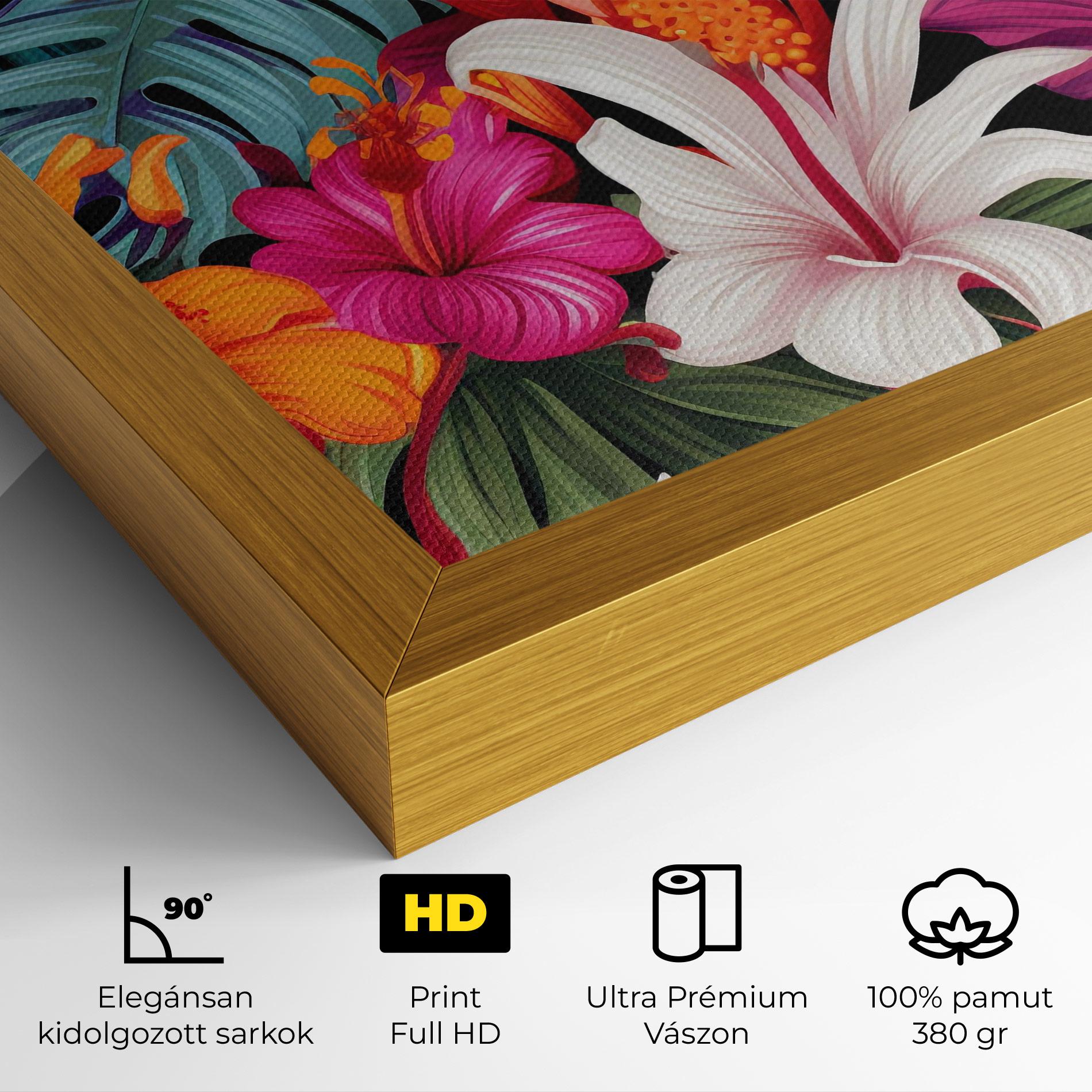 Vászonkép Exotic Patern mockup 4