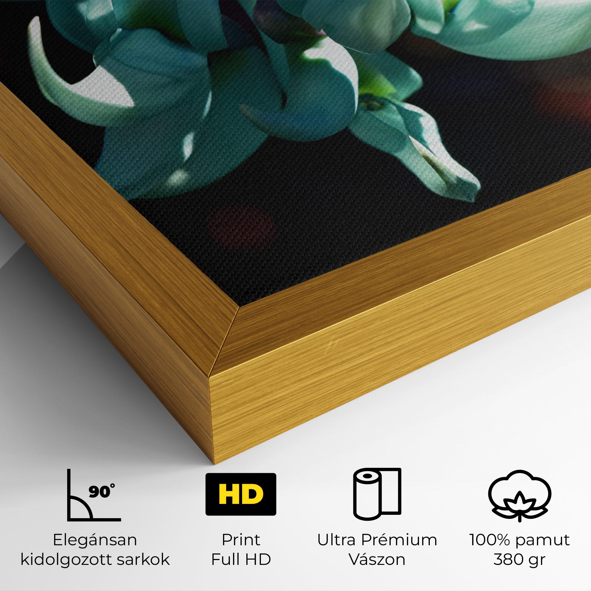 Vászonkép Pastel Green Plant mockup 4