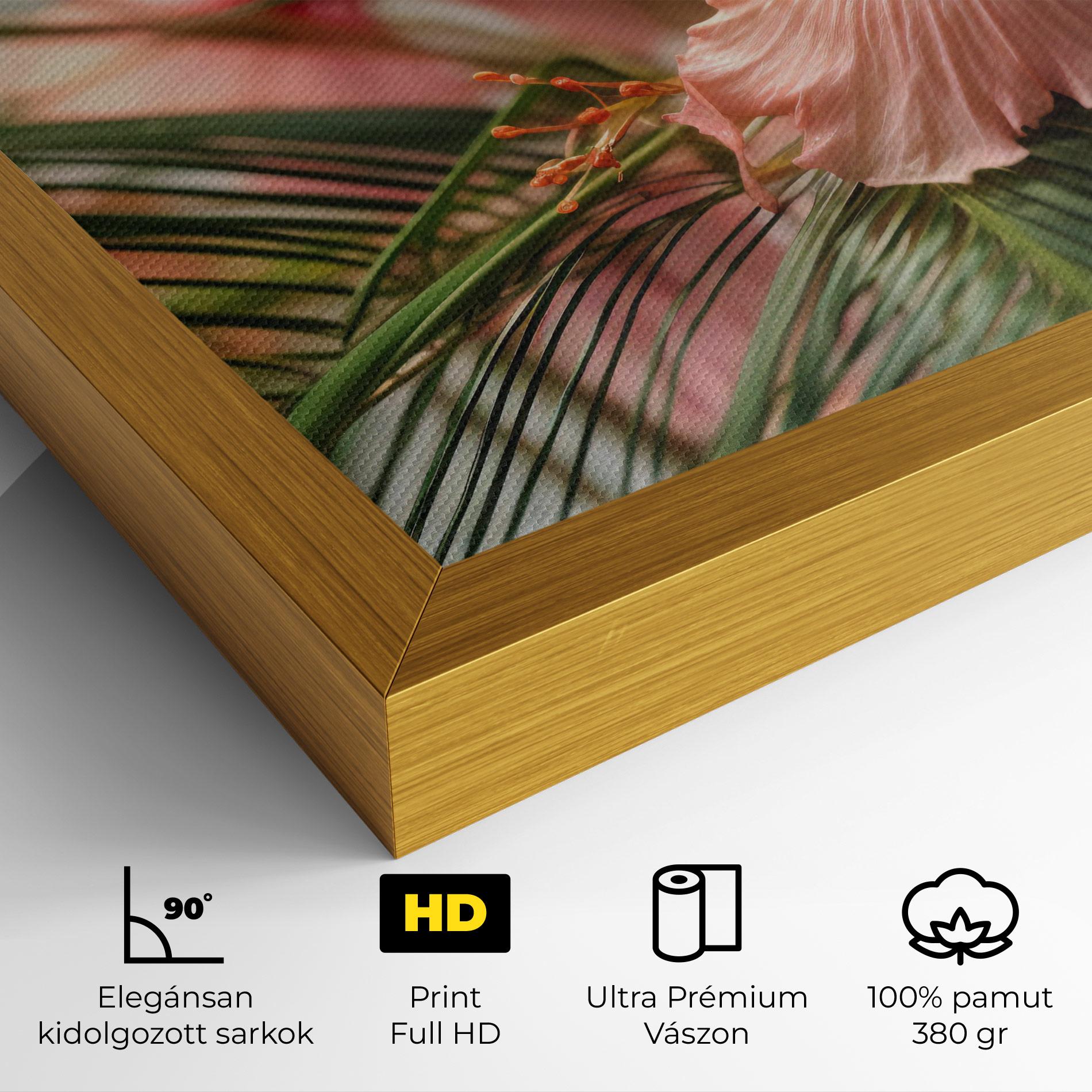 Vászonkép Sunset Exotic Flower mockup 4