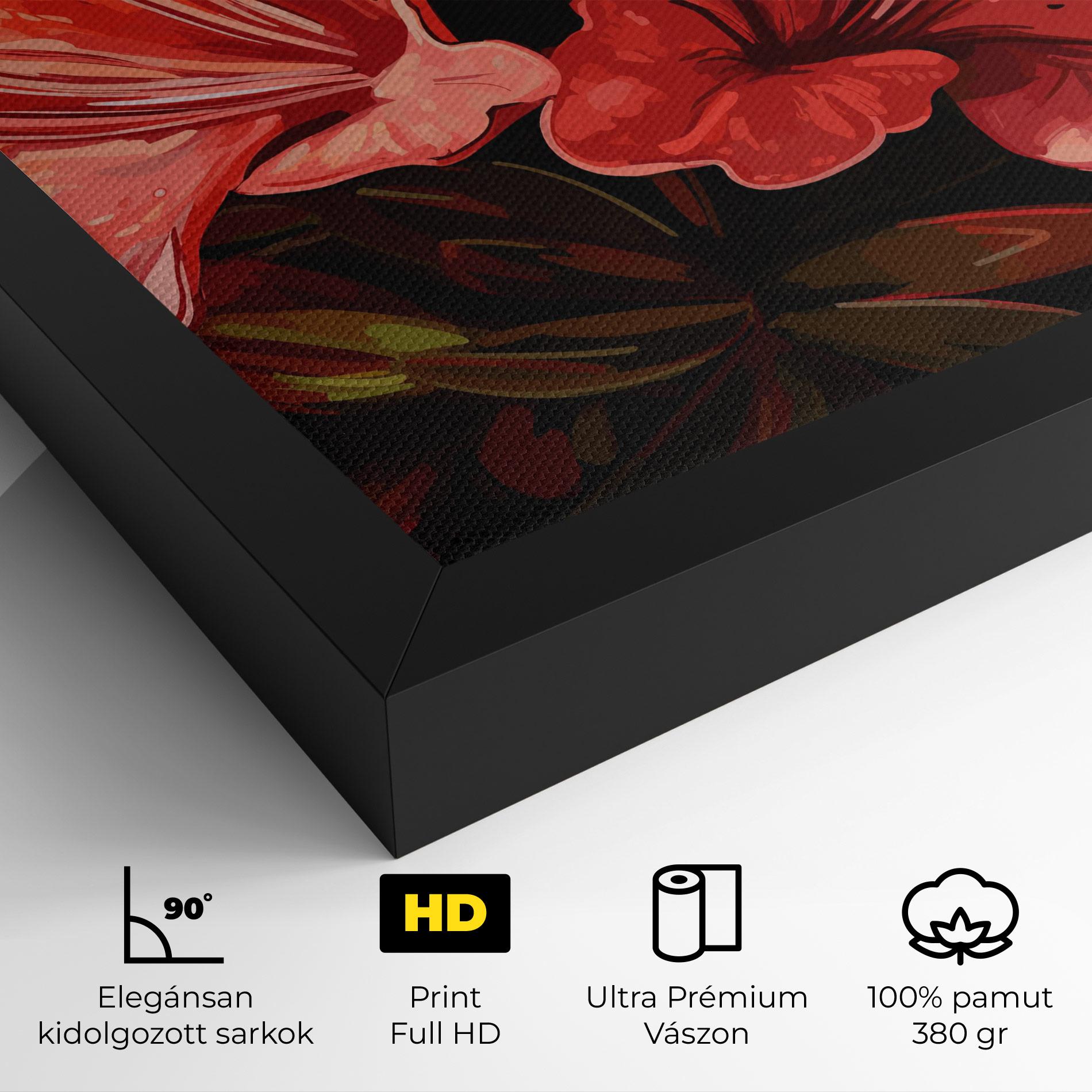 Vászonkép Art Exotic Flower mockup 4