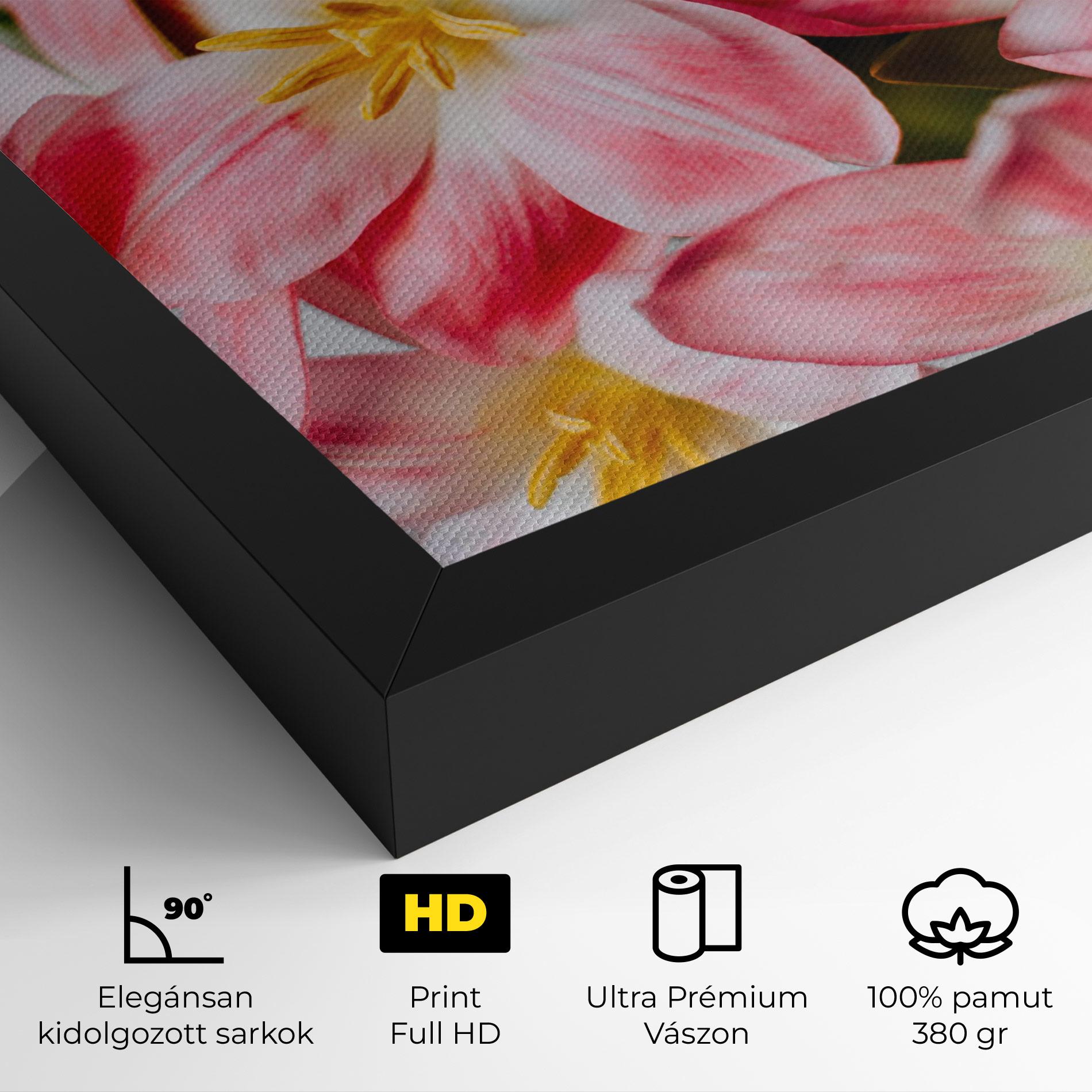Vászonkép Beautiful Exotic Flower mockup 4