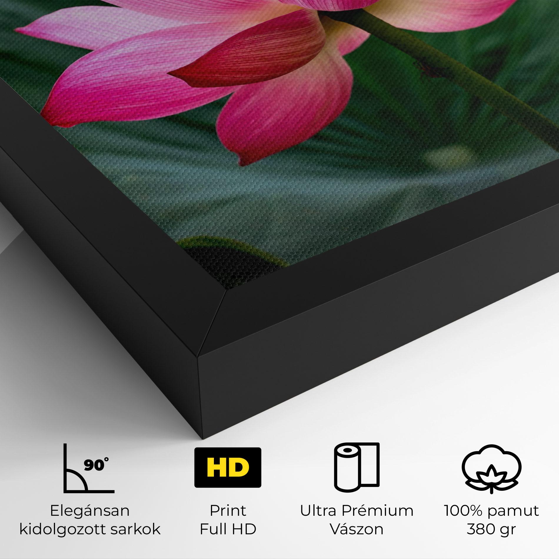 Vászonkép Beautiful Pink Exotic mockup 4