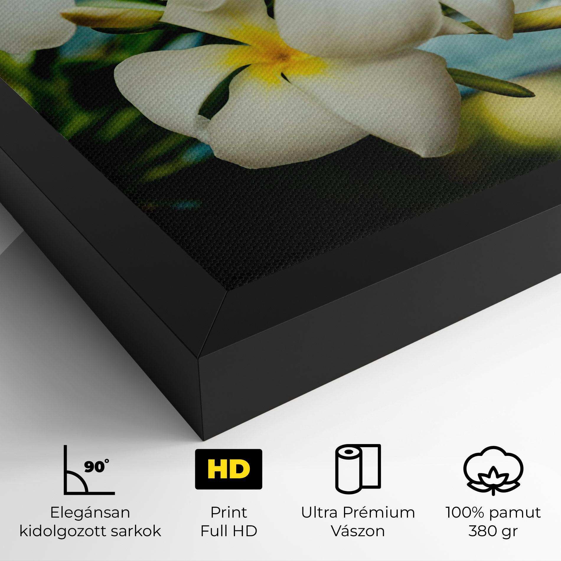 Vászonkép Beautiful White Exotic mockup 4