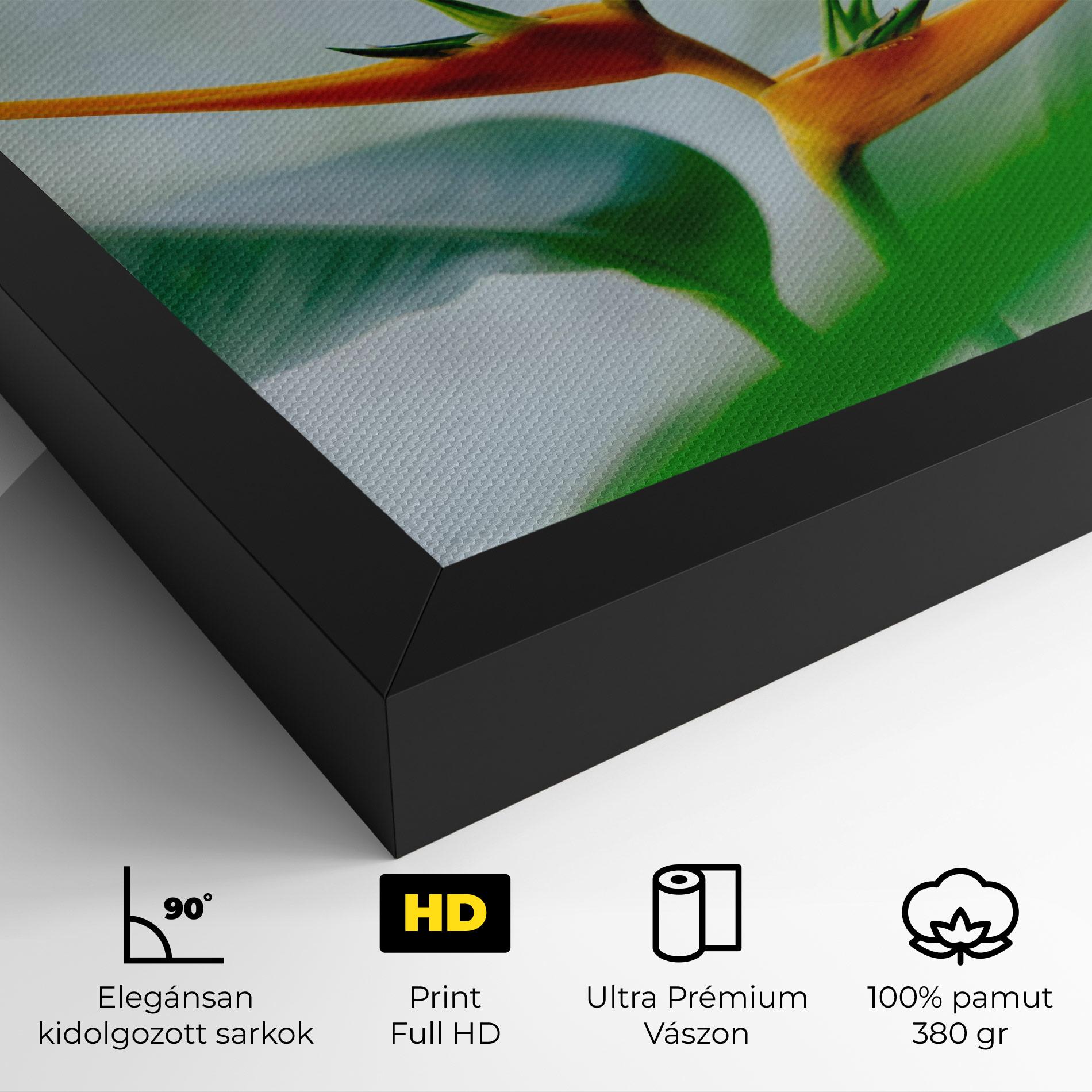 Vászonkép Exotic Orange Green mockup 4