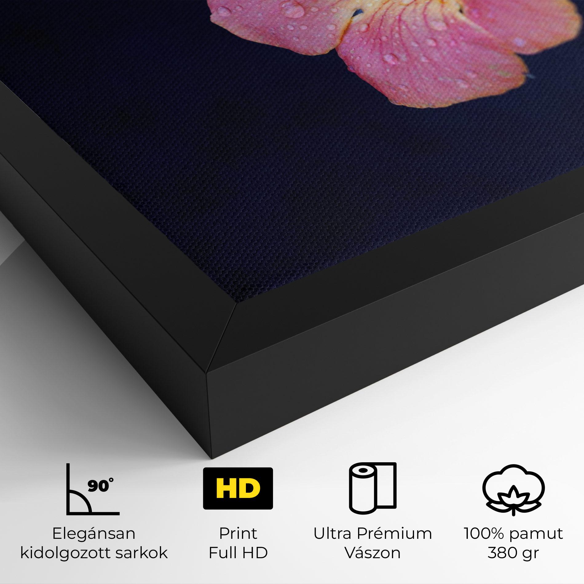 Vászonkép Exotic Pink Plant mockup 4