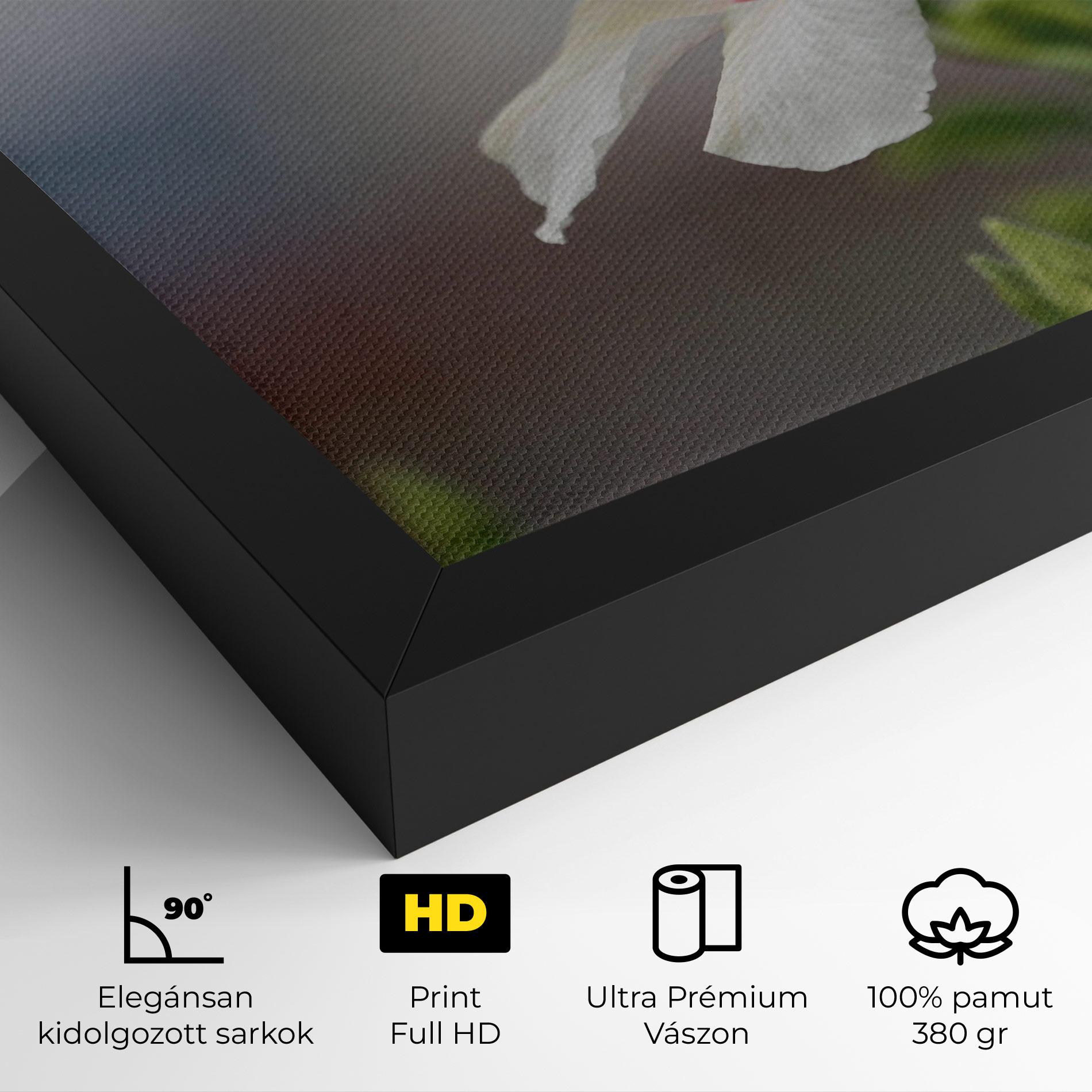 Vászonkép Exotic White Flower mockup 4