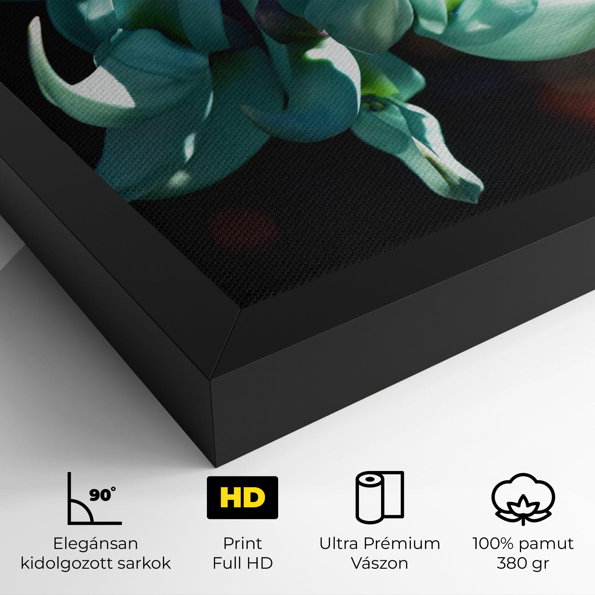 Vászonkép Pastel Green Plant mockup 4