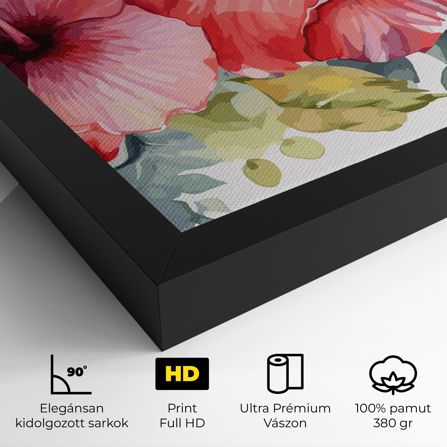 Vászonkép Pink Red Exotic mockup 4